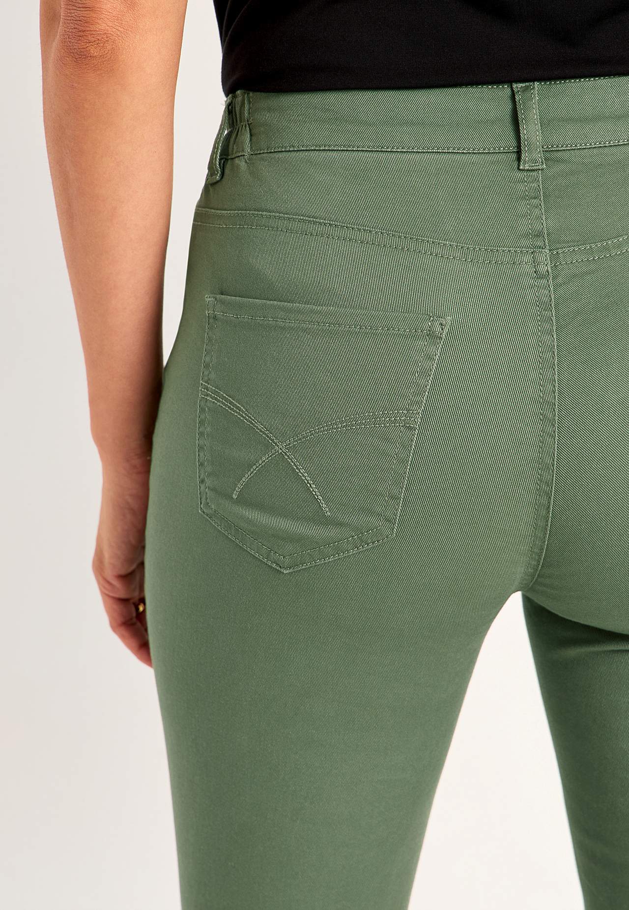 Jeans med elastisk talje