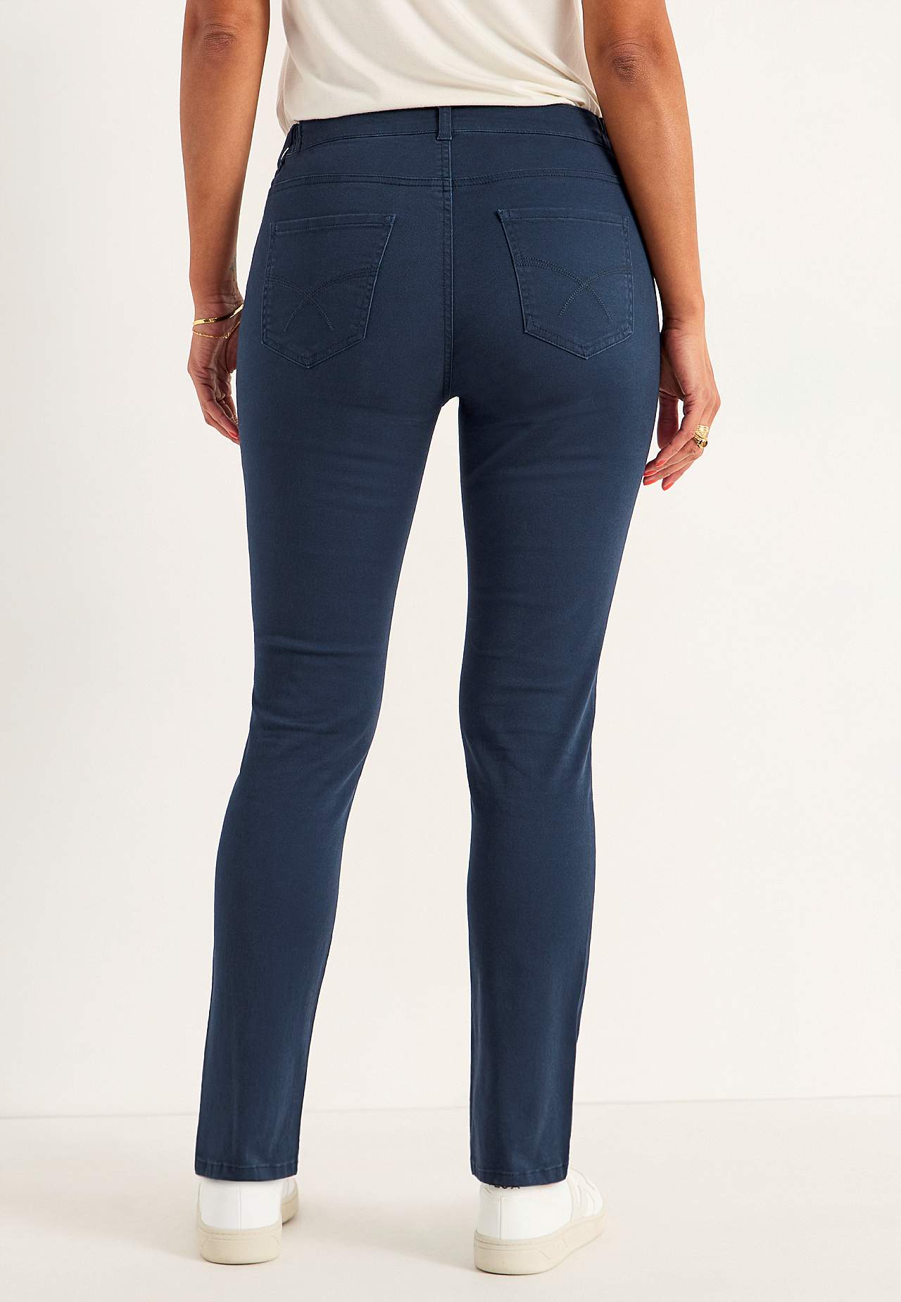 Jeans med elastisk talje