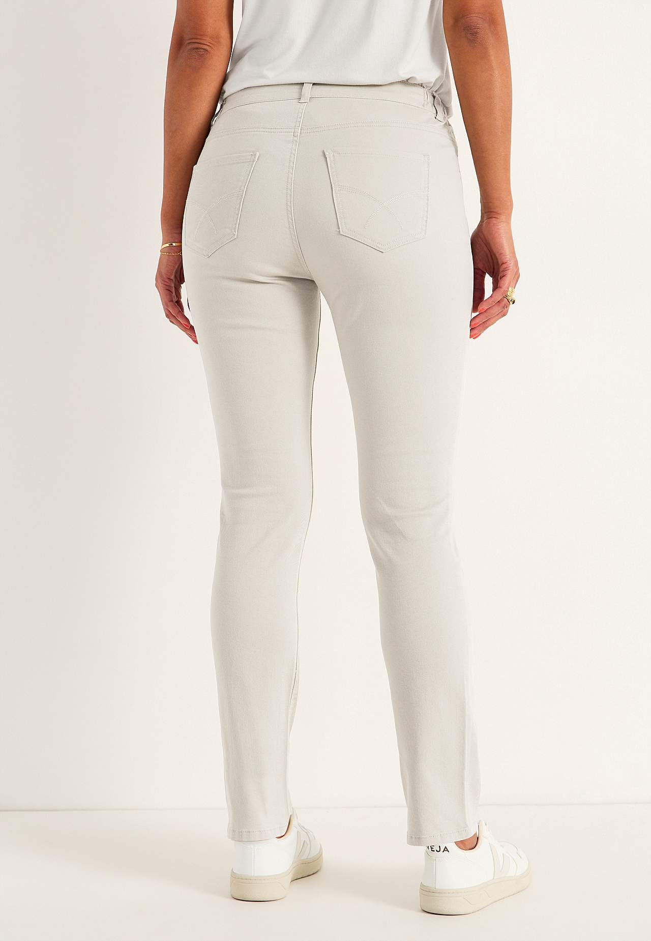 Jeans med elastisk talje