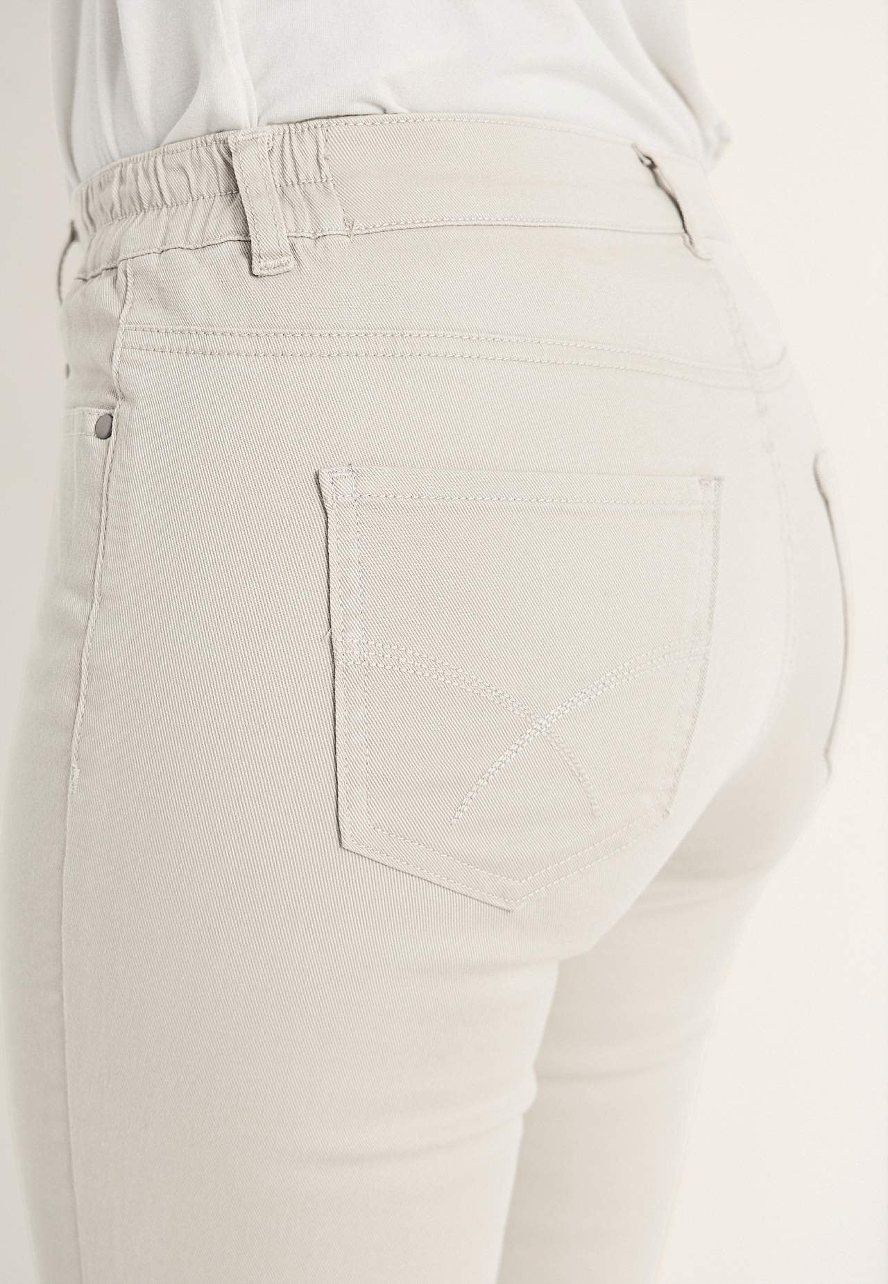 Jeans med elastisk talje