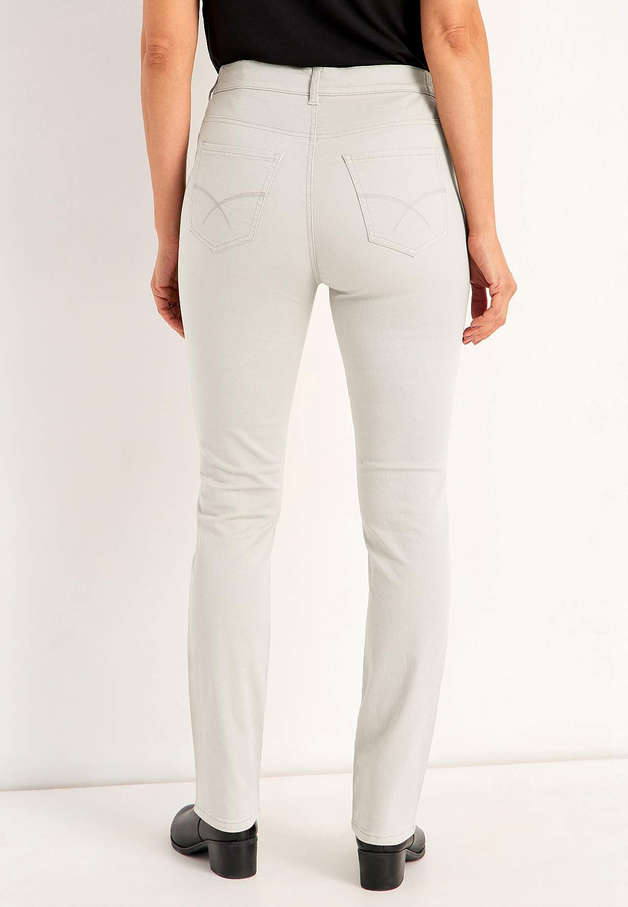 Jeans med elastisk talje