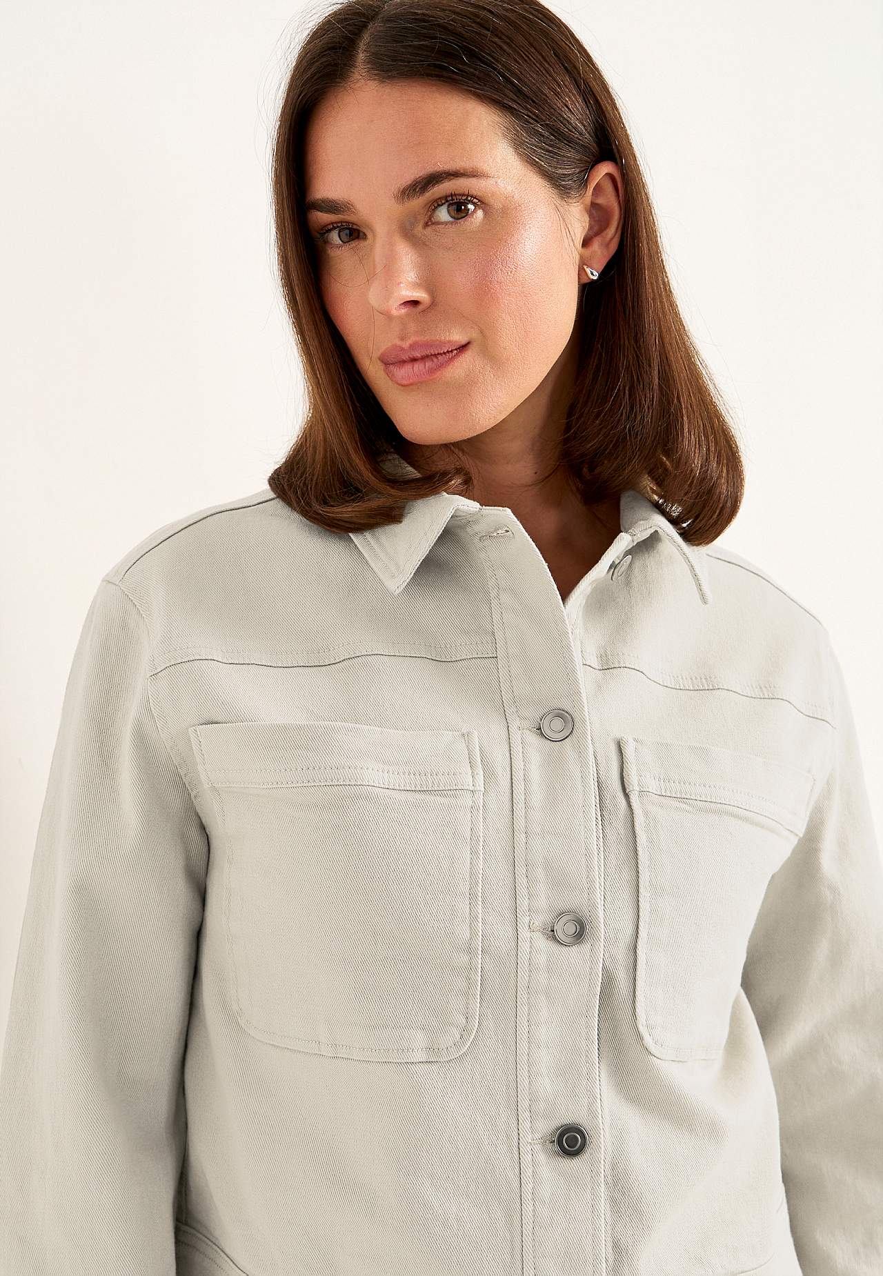 Elastisk jeansjakke