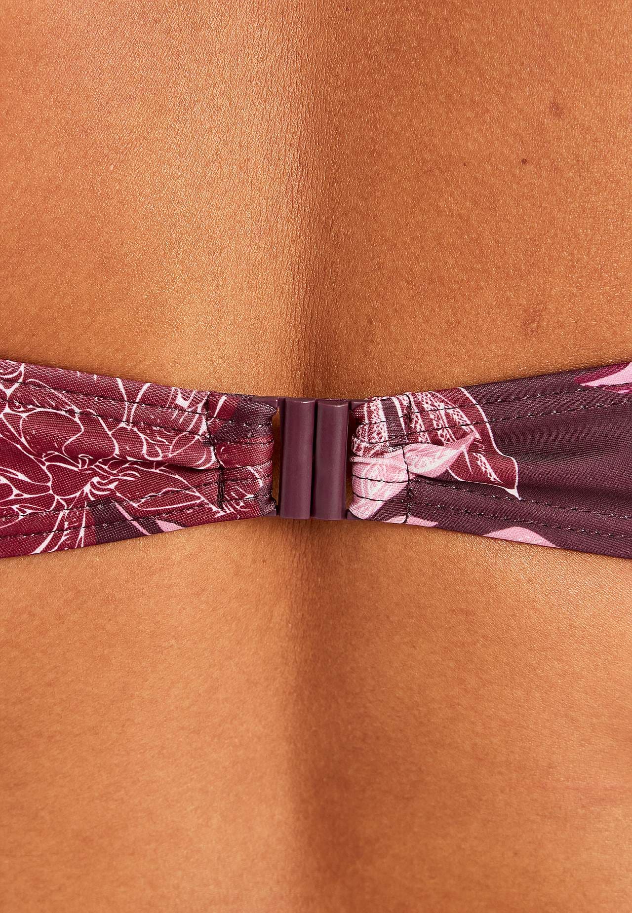 Mønstret bikini-bh
