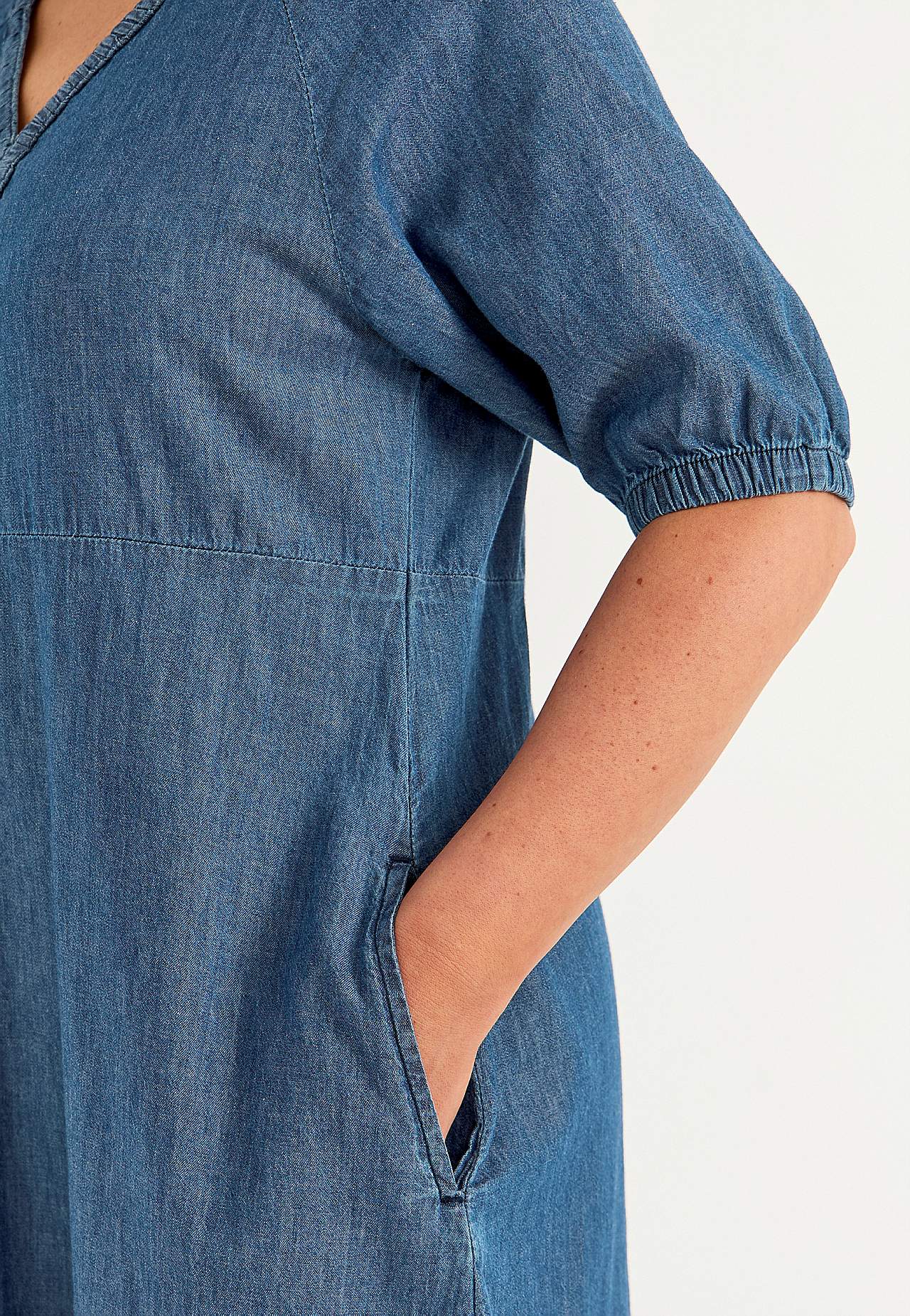 Cowboykjole med pufærmer