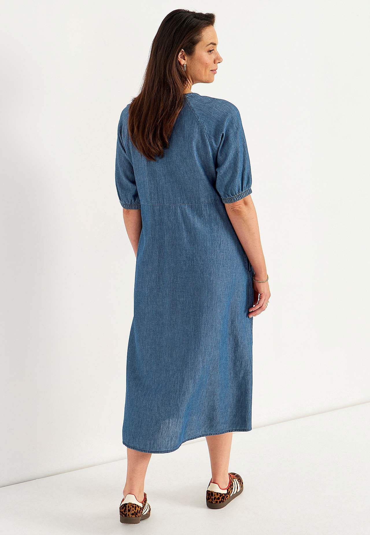 Cowboykjole med pufærmer