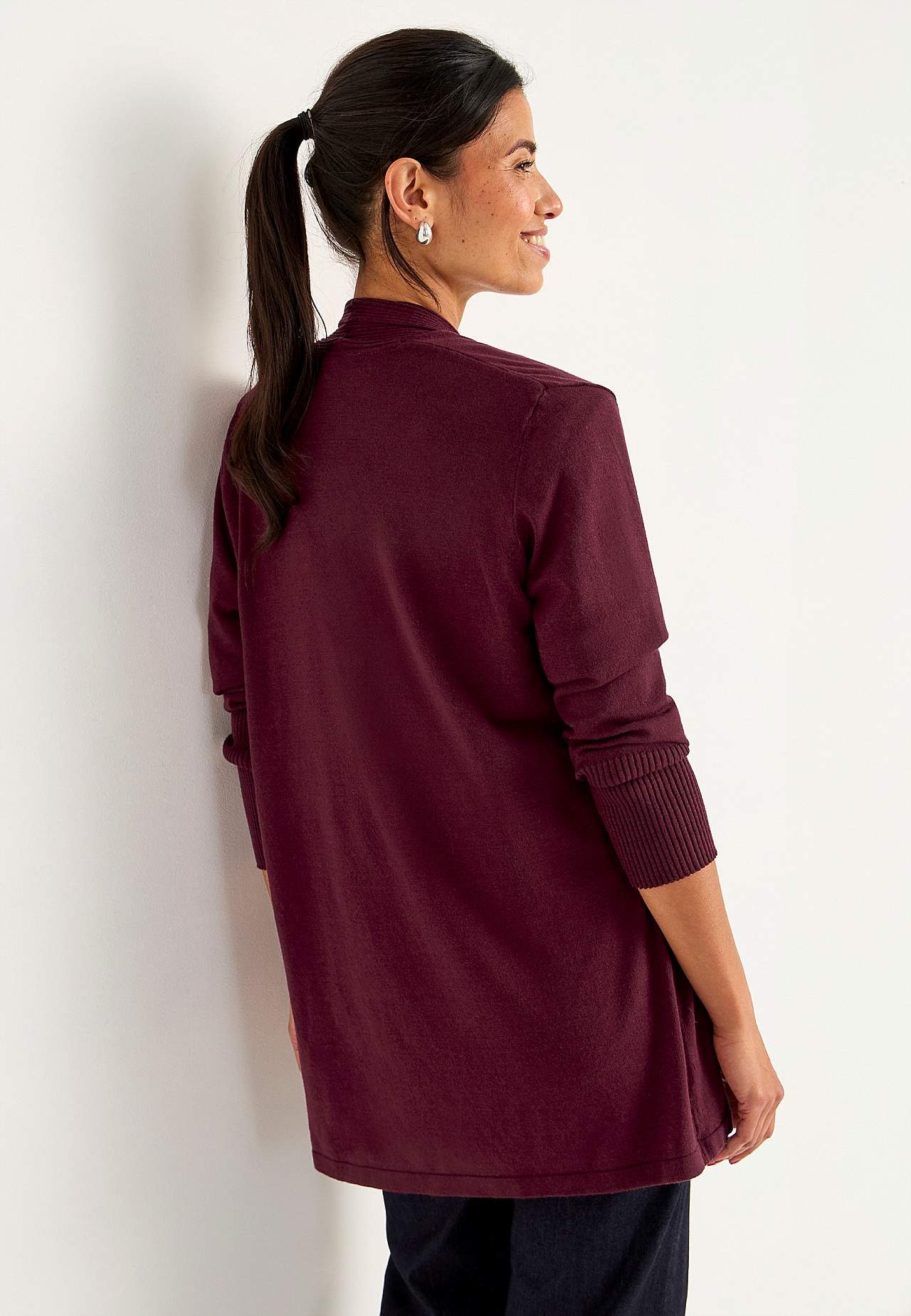 Fintstrikket cardigan