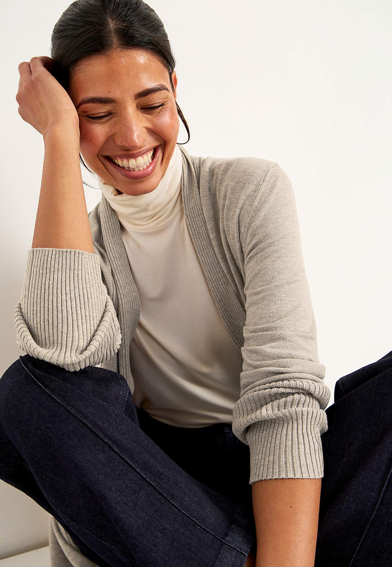 Fintstrikket cardigan