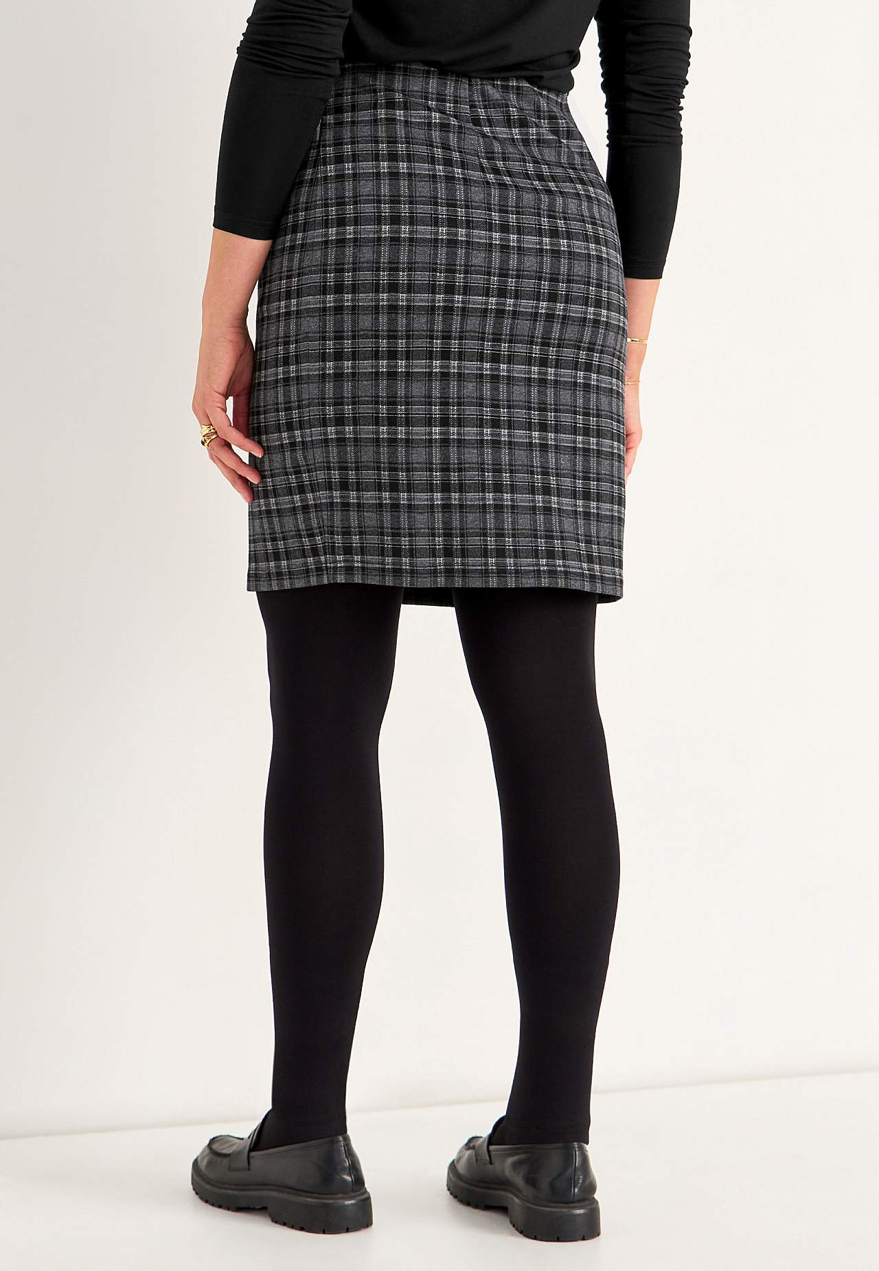 Jacquardmønstret nederdel