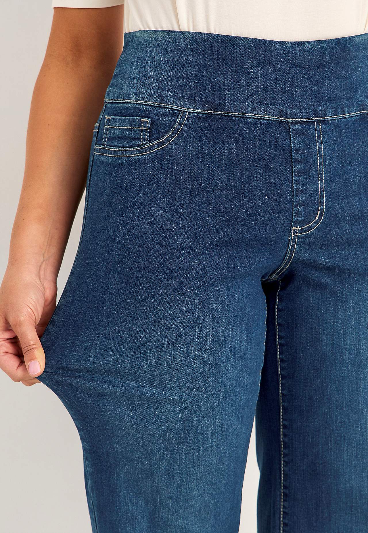 Jeans med høj elastisk talje Elisa