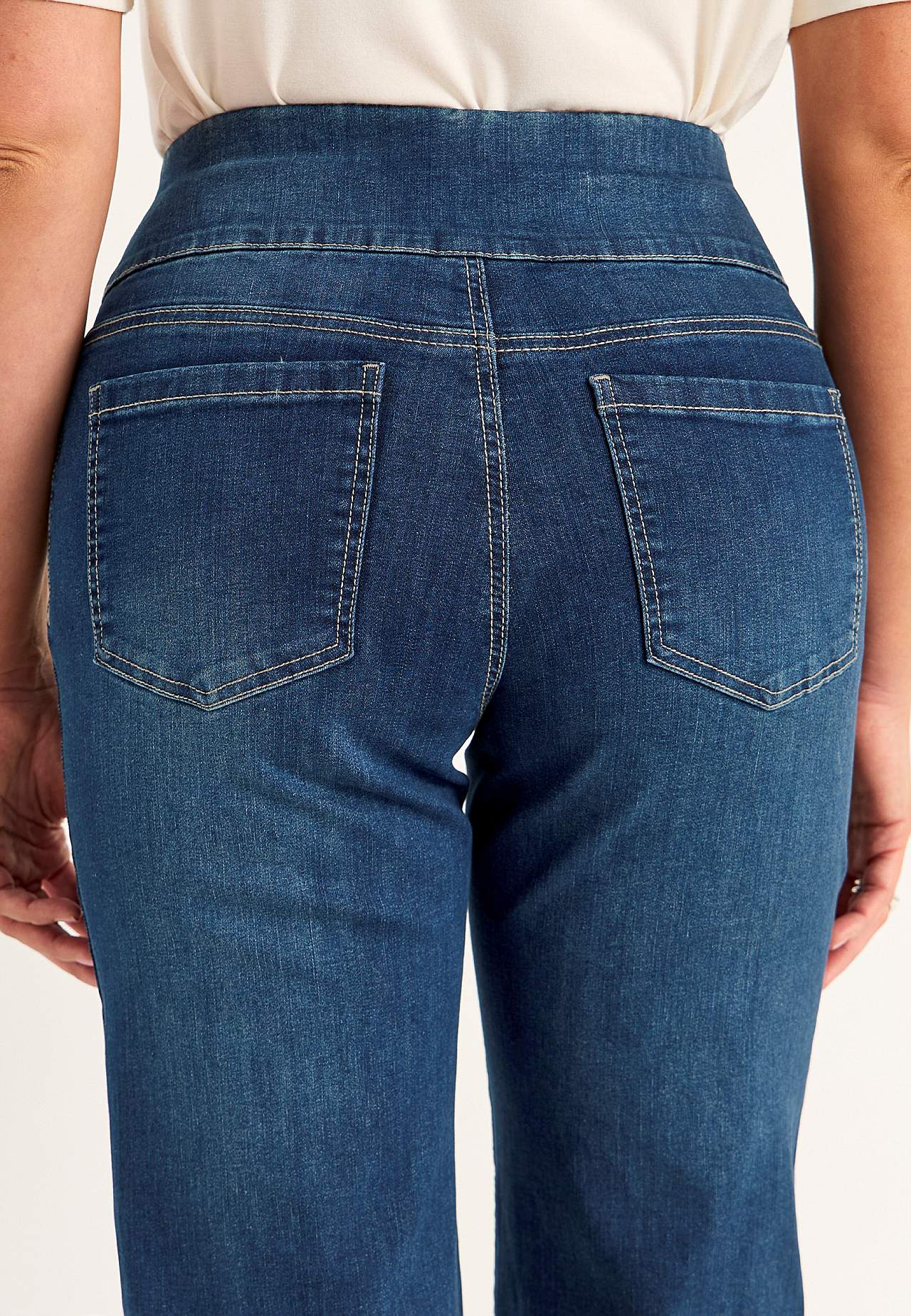 Jeans med høj elastisk talje Elisa