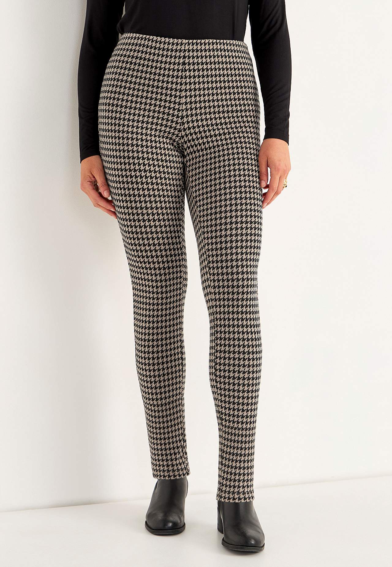 Jacquardmønstrede leggings