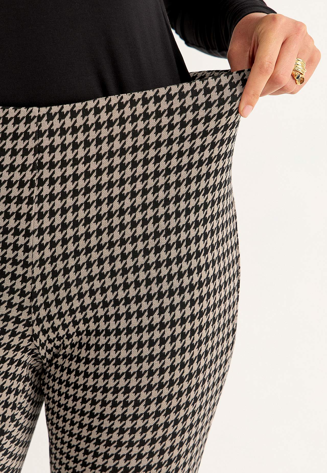 Jacquardmønstrede leggings