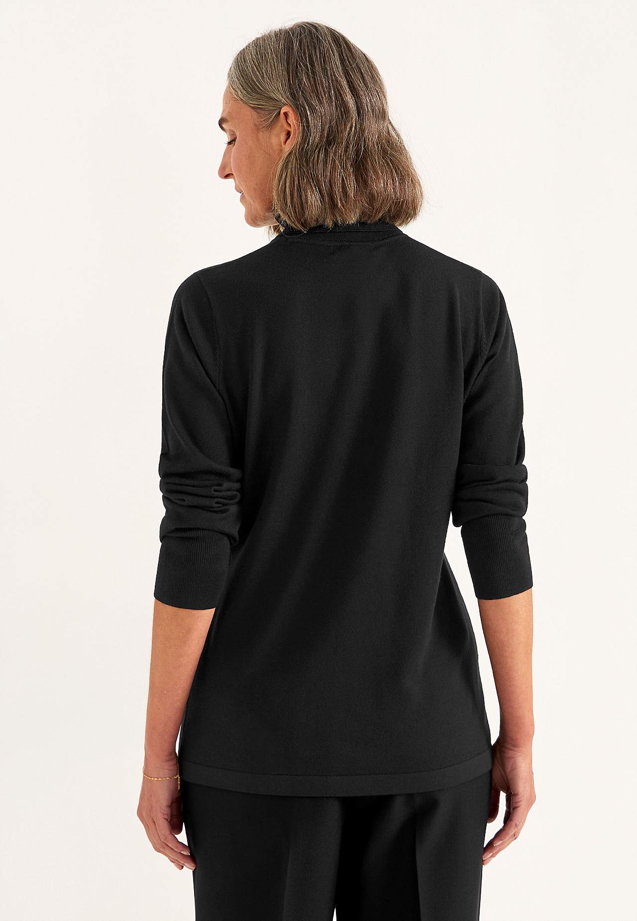 Turtleneck Premium trøje i merinould