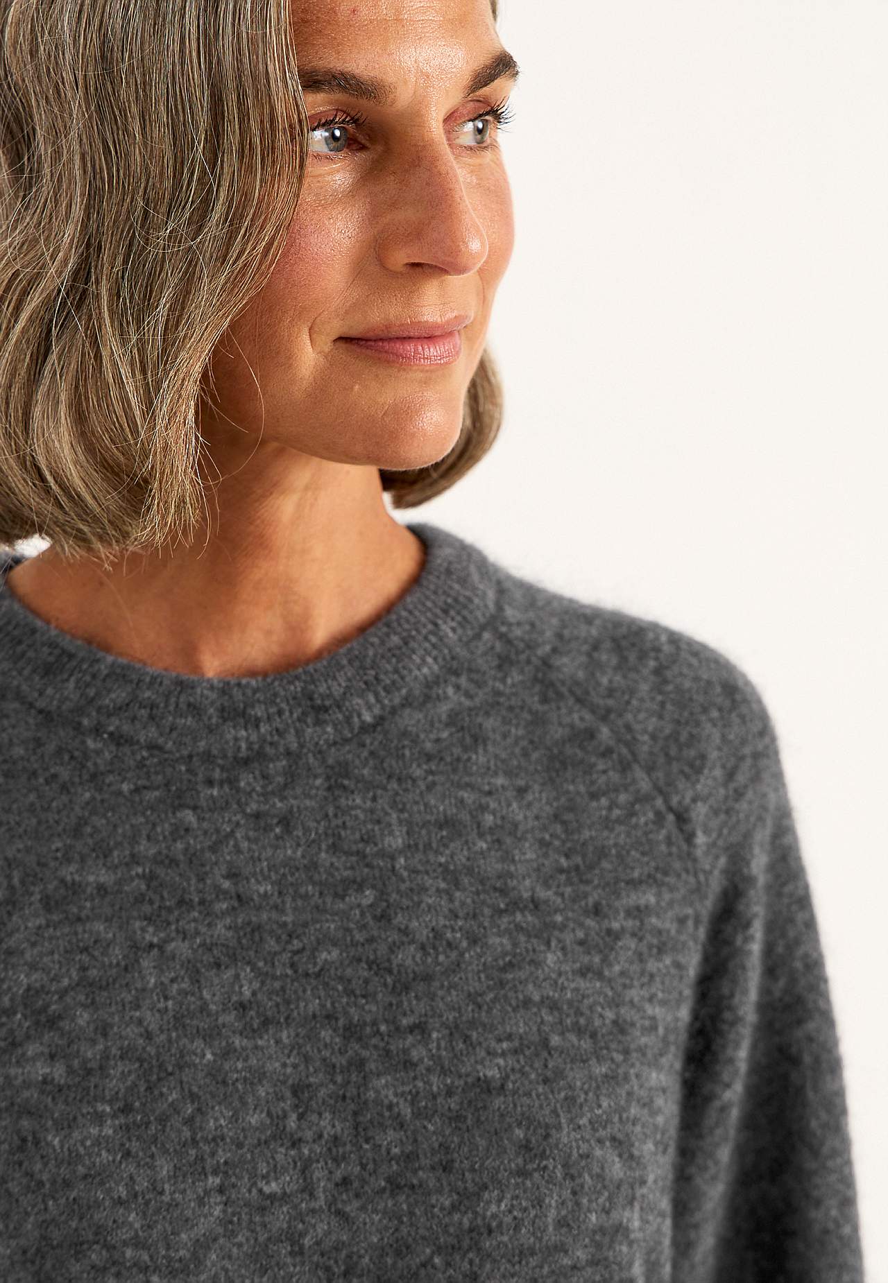 Top Premium i mohair- og uldblanding