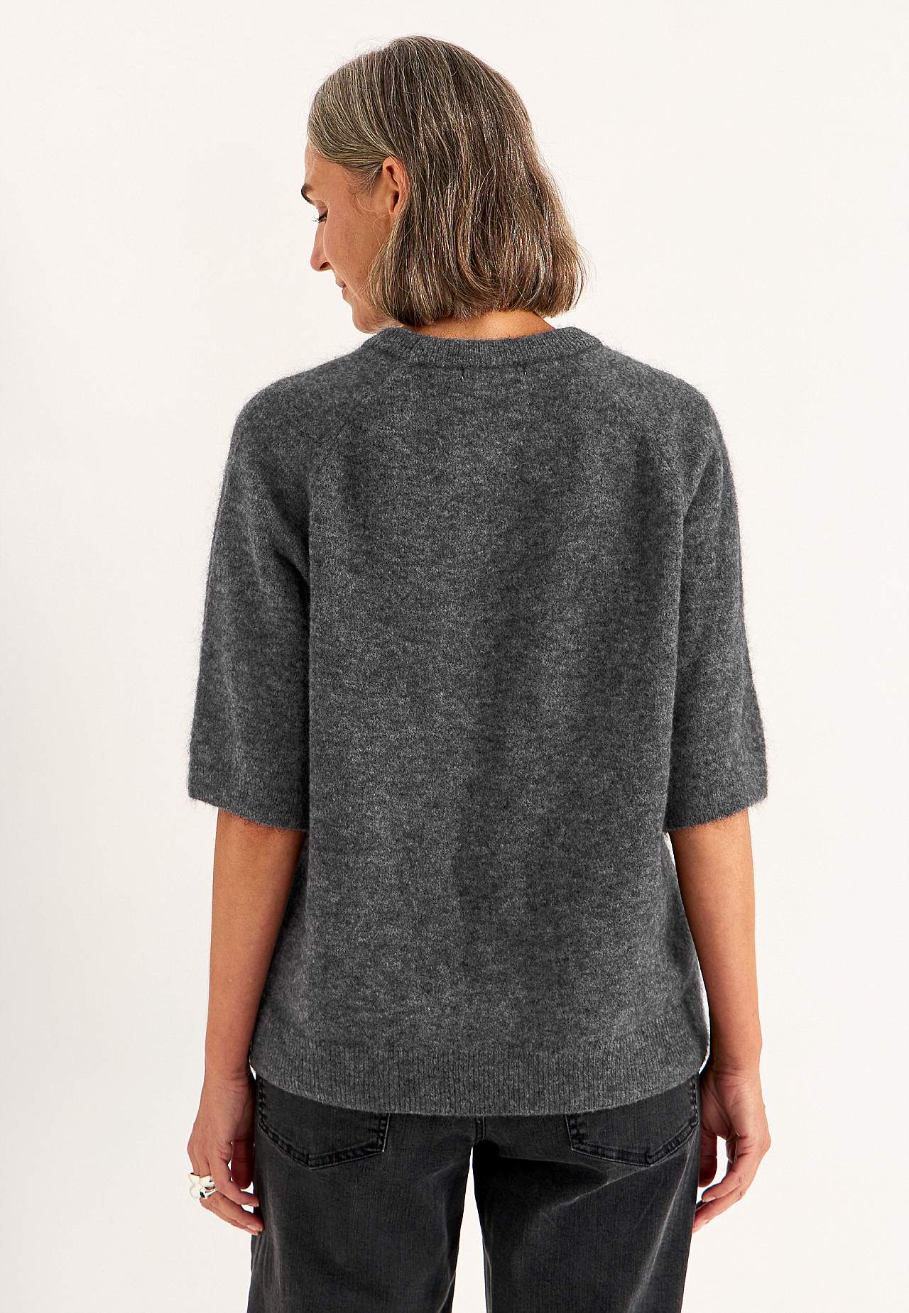 Top Premium i mohair- og uldblanding