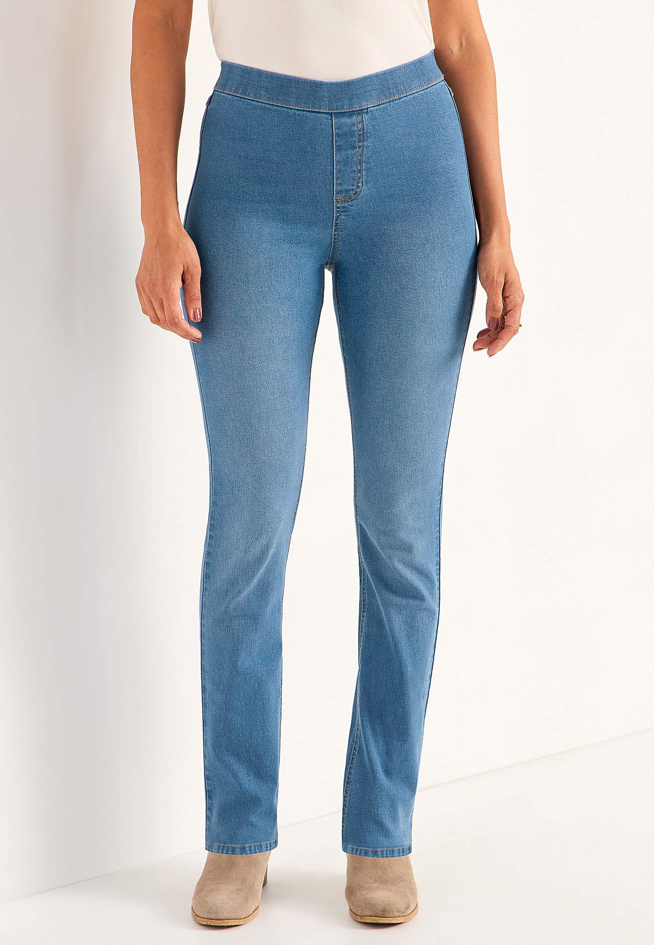 Elastiske, smalle jeggings