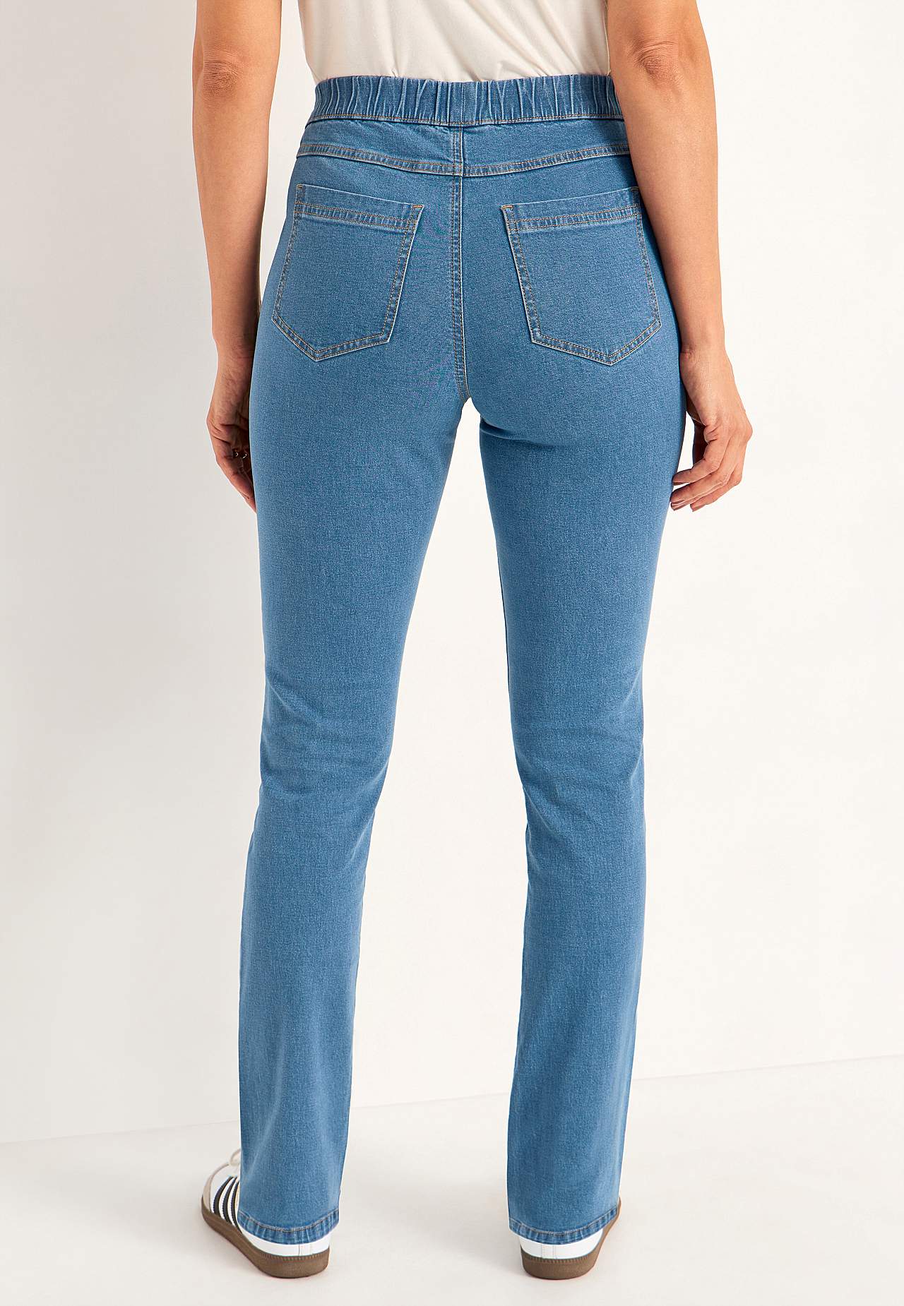 Elastiske, smalle jeggings