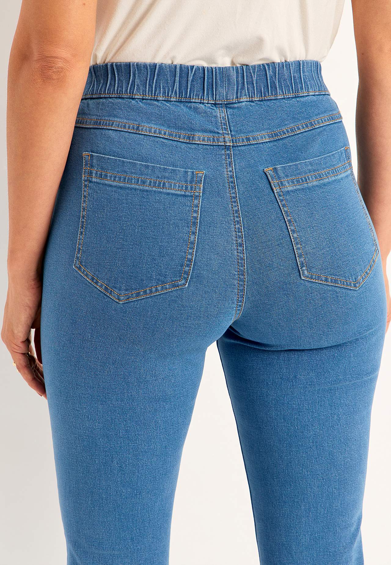 Elastiske, smalle jeggings
