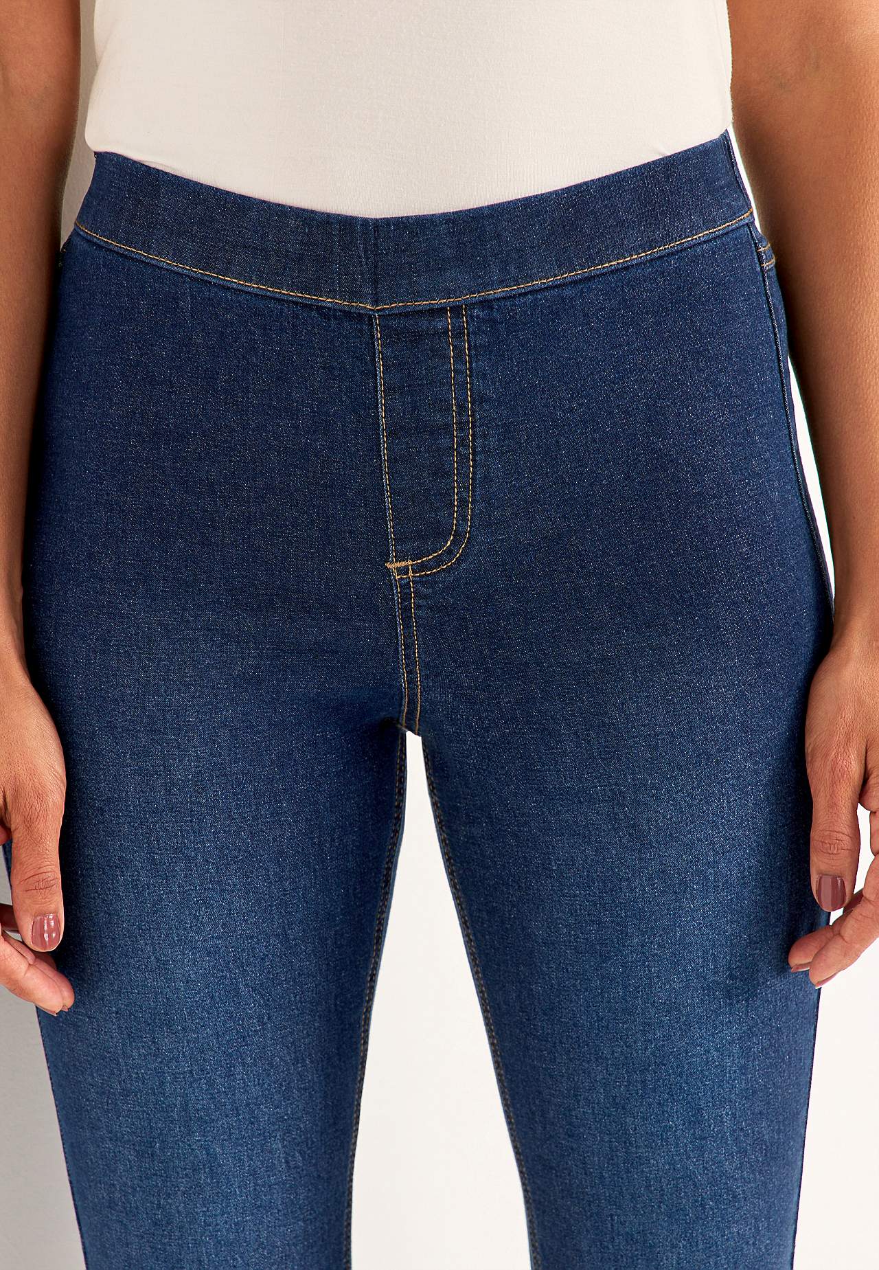 Elastiske, smalle jeggings