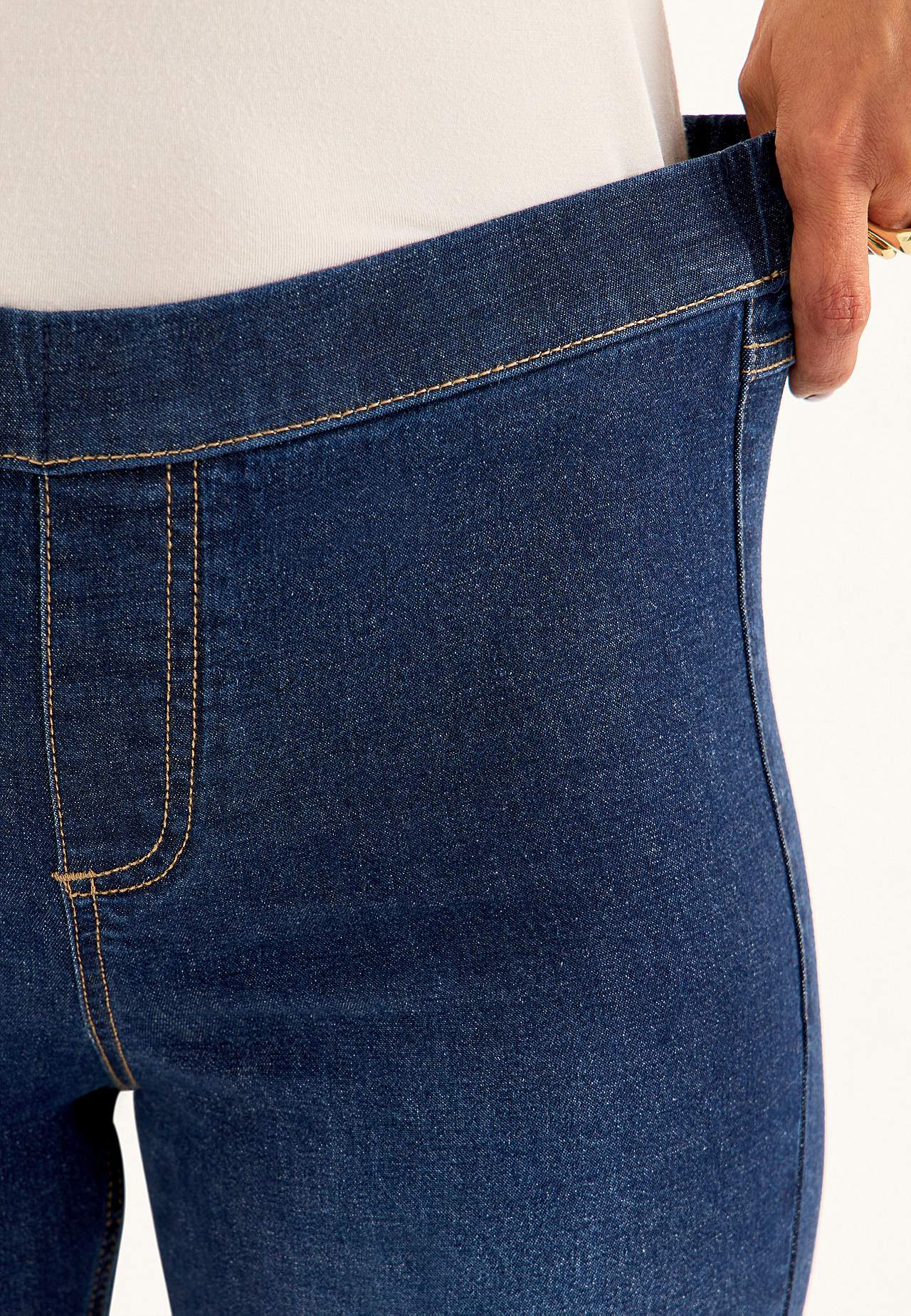 Elastiske, smalle jeggings