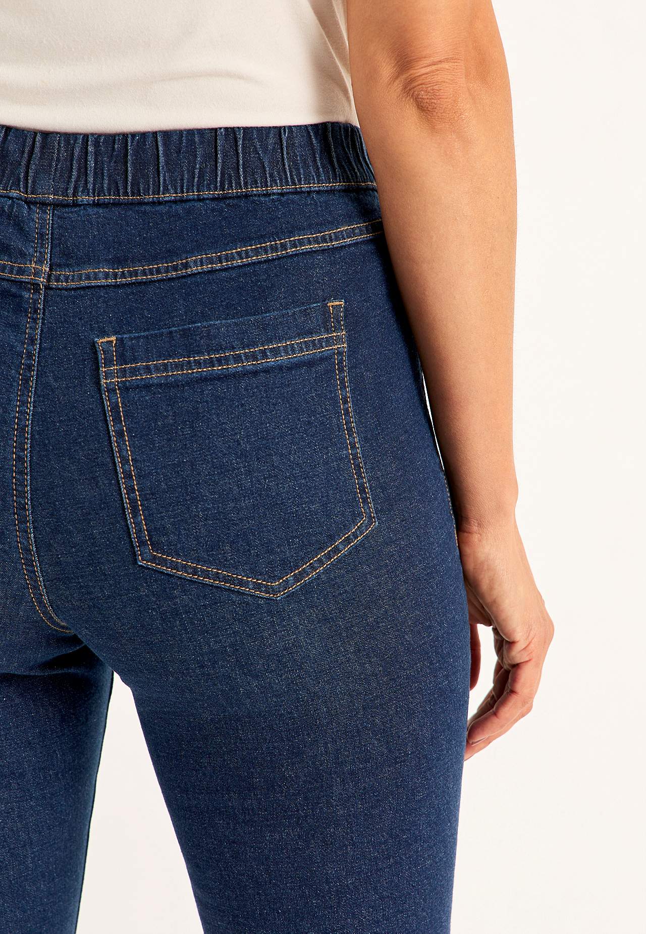 Elastiske, smalle jeggings