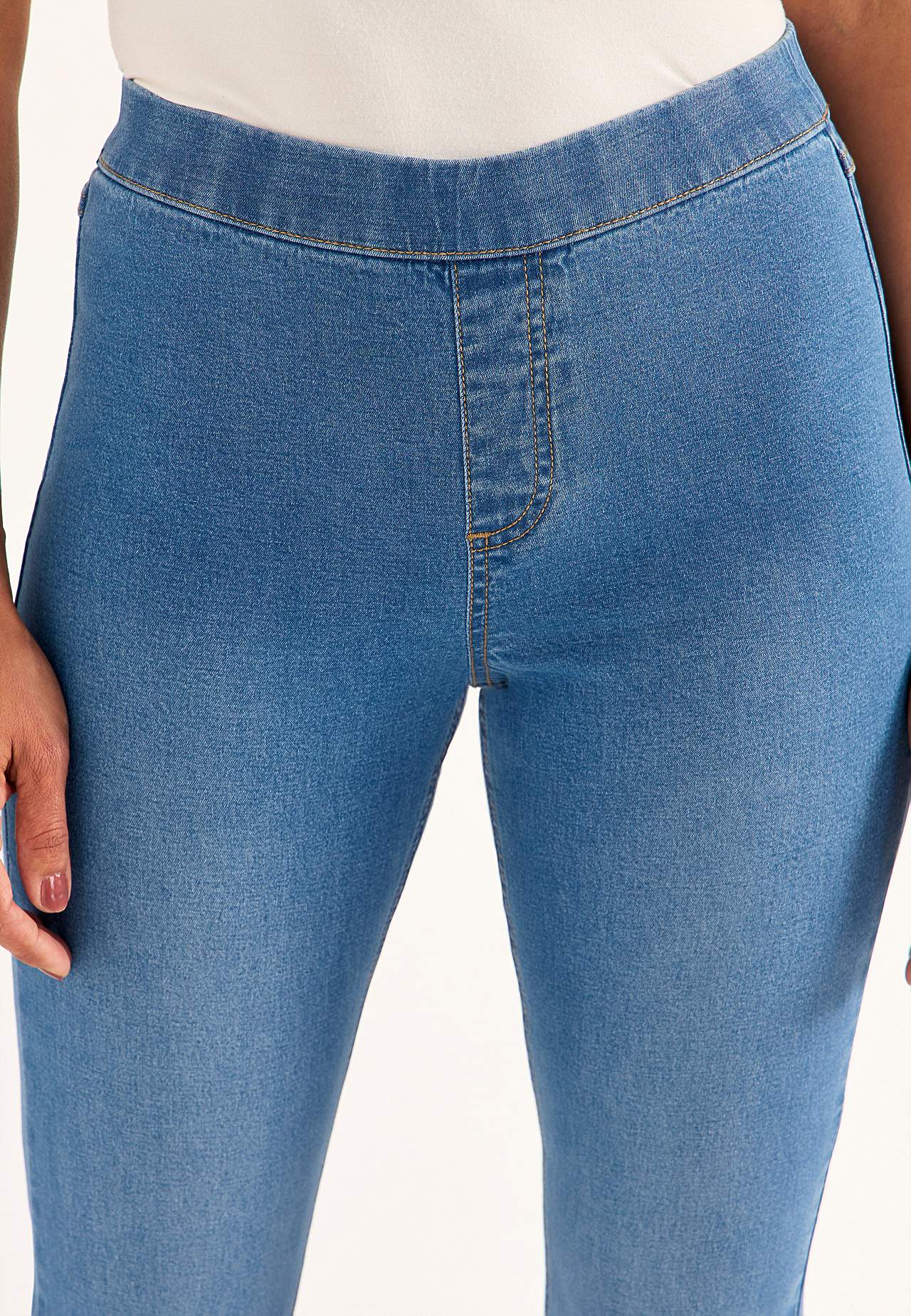 Elastisk jegging med bootcut