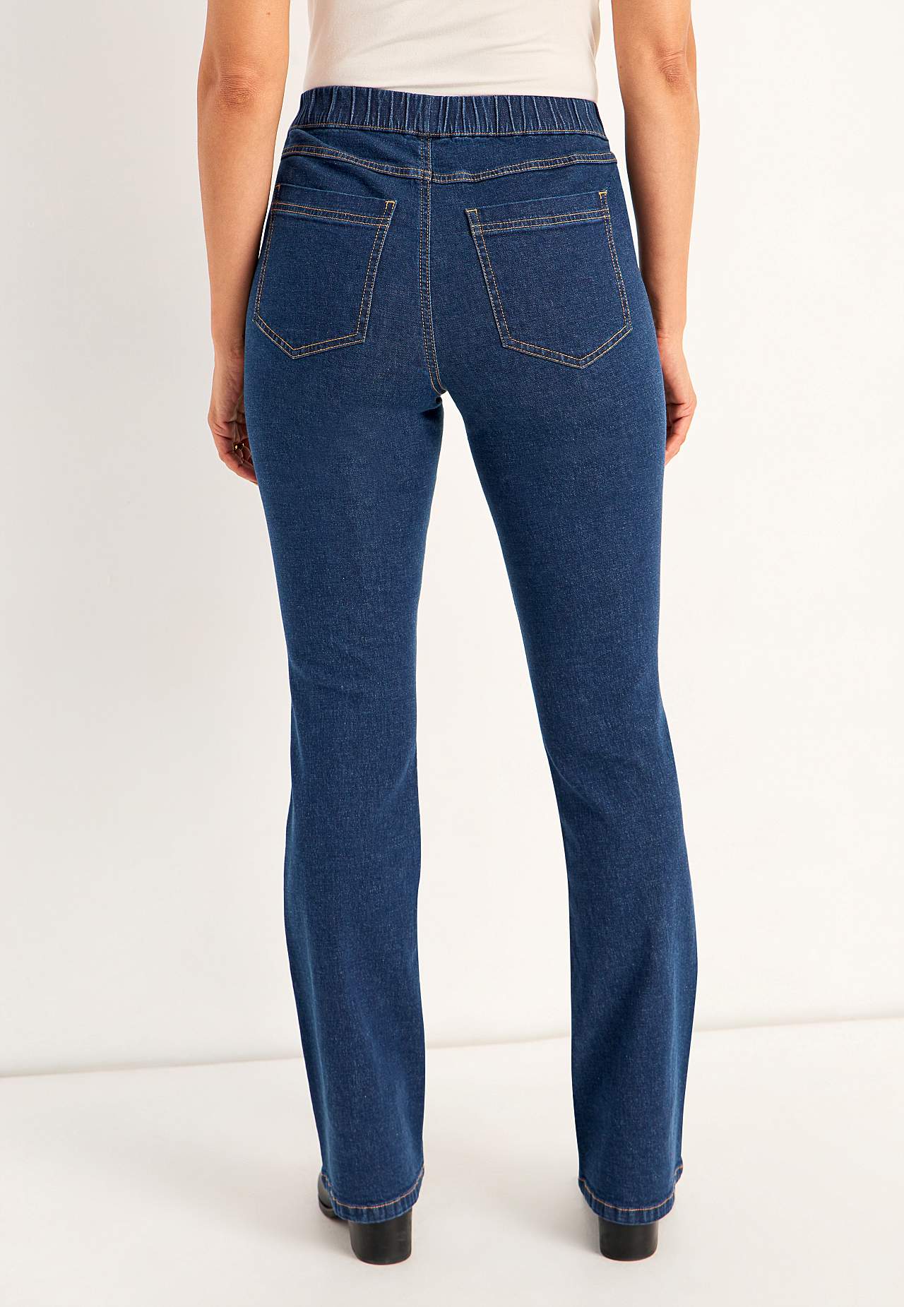 Elastisk jegging med bootcut