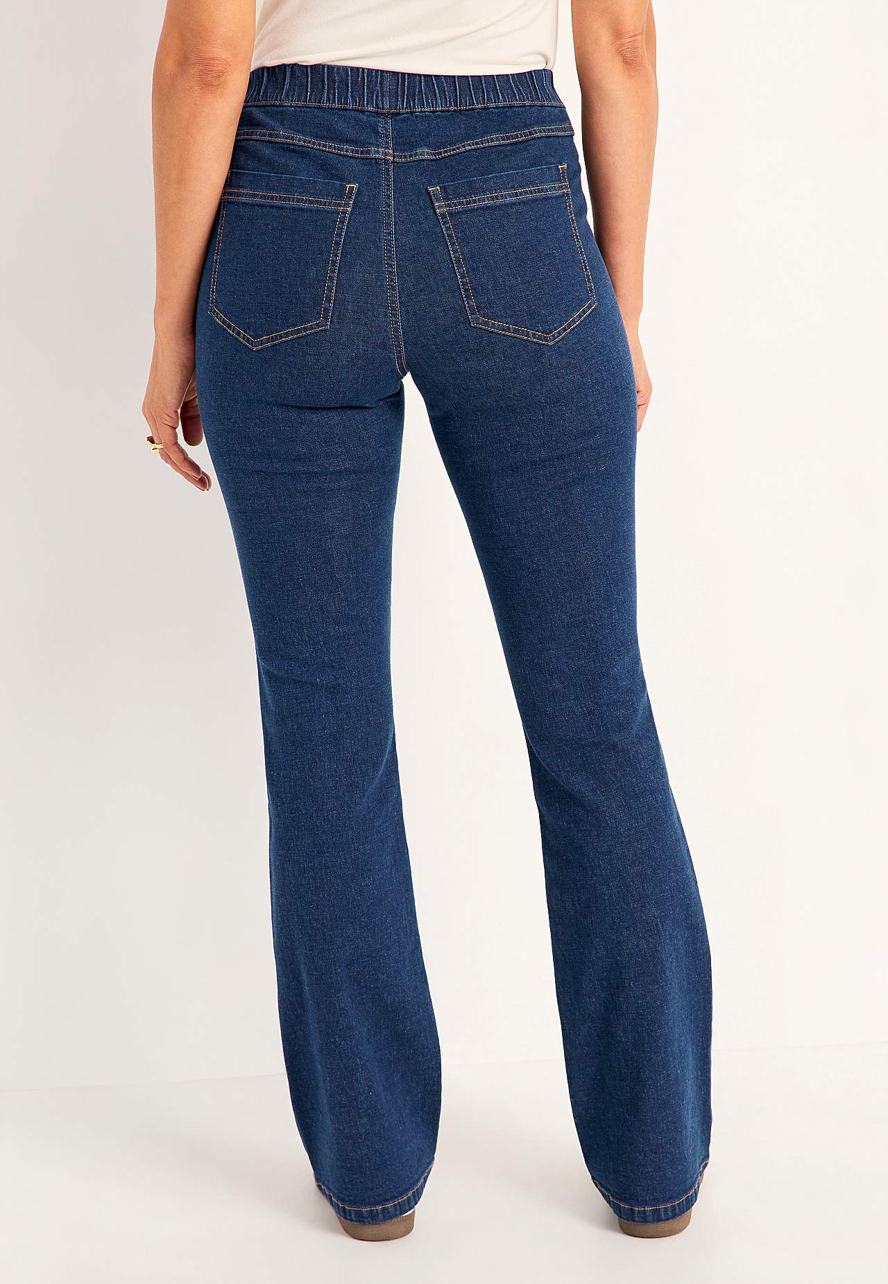 Elastisk jegging med bootcut