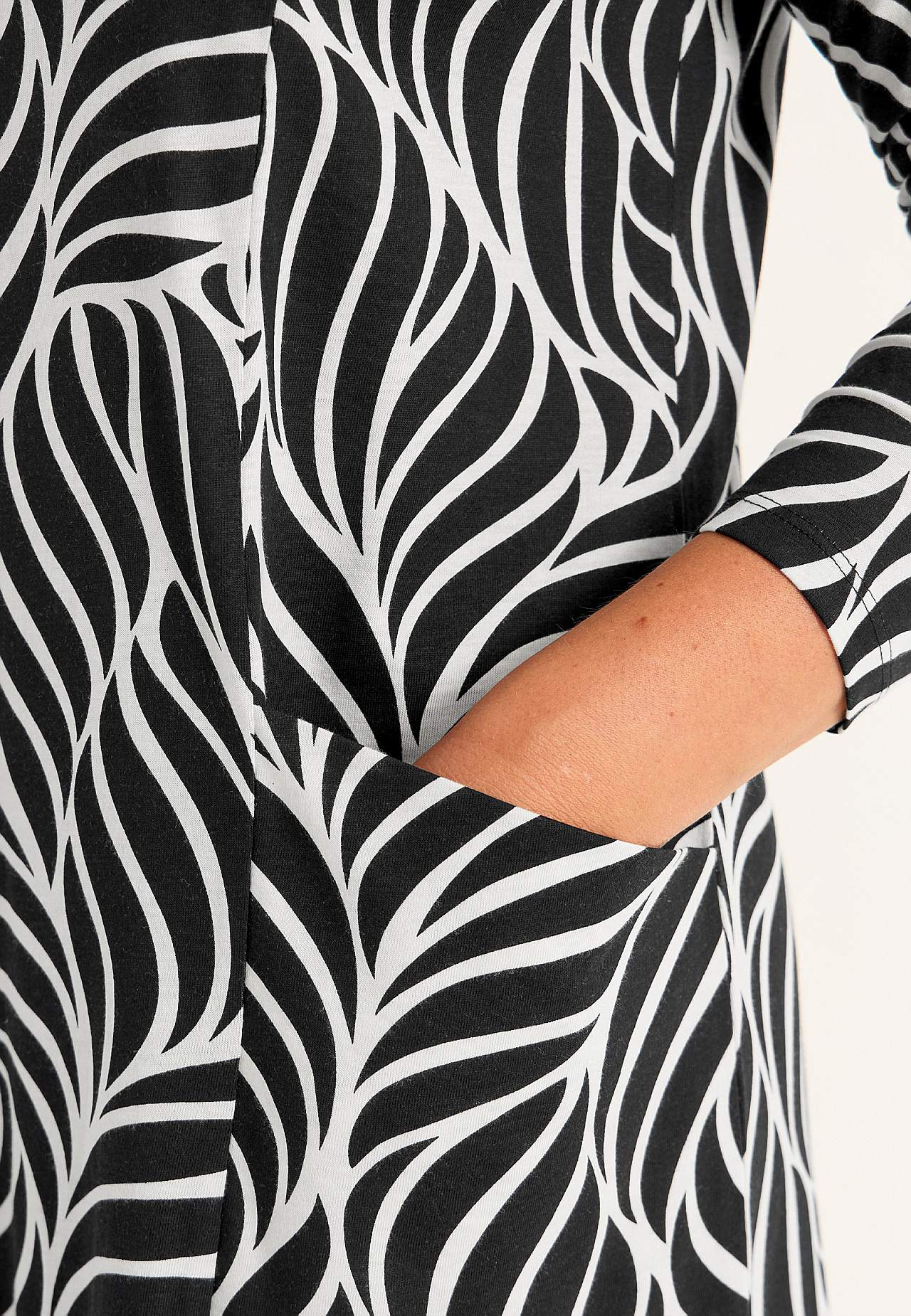 Jerseytunika med lommer