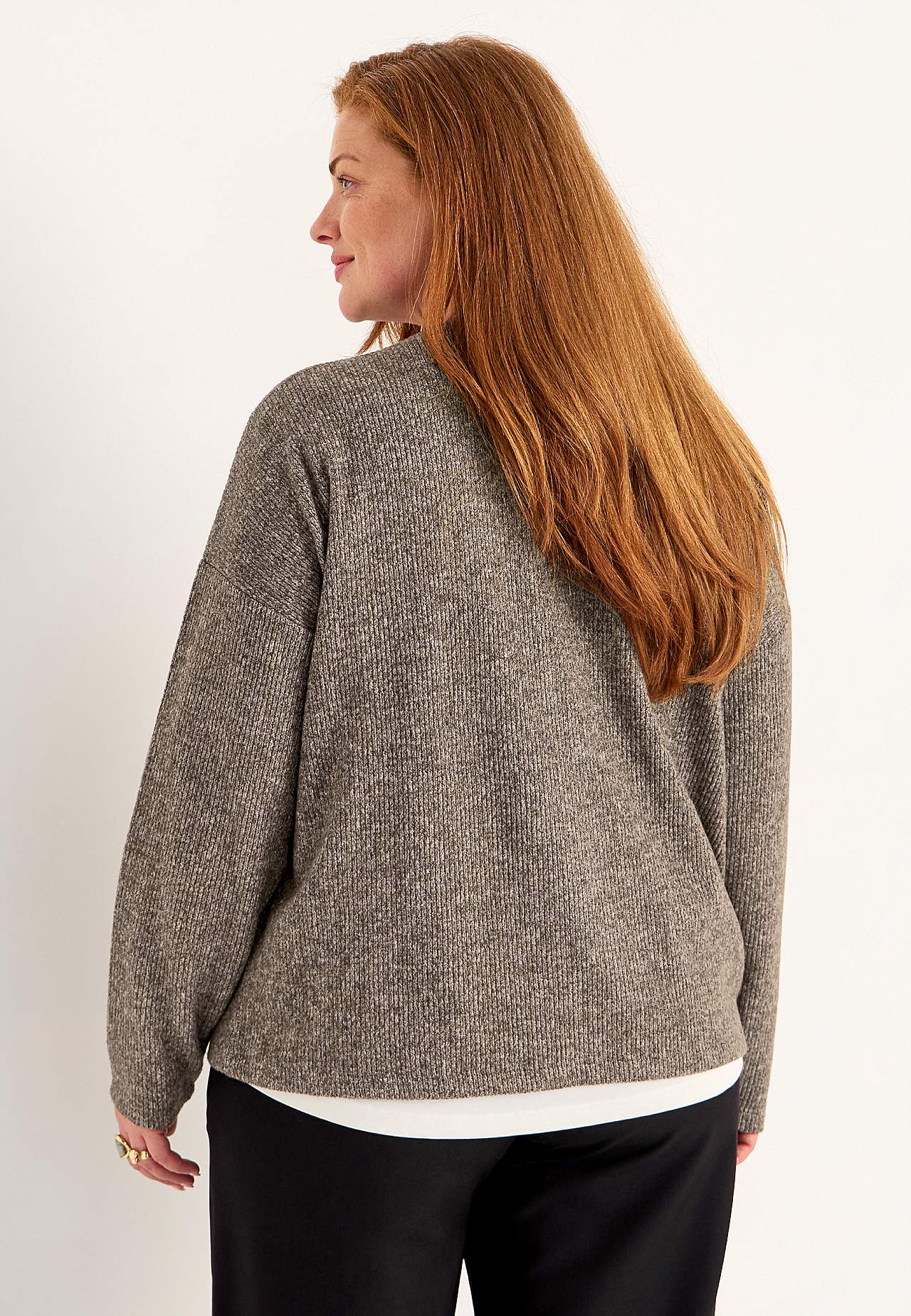Superblød cardigan med lommer