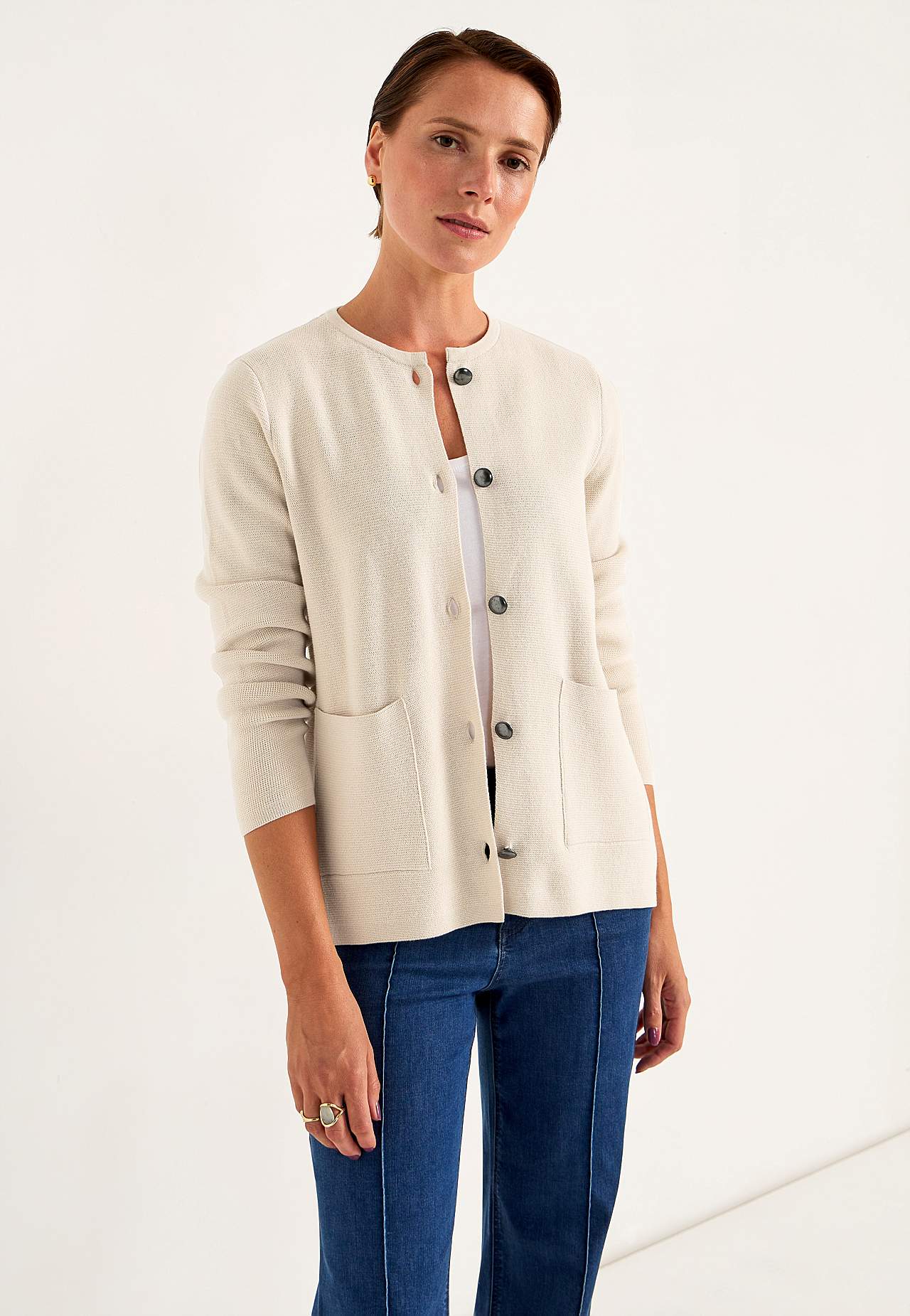Cardigan med knapper