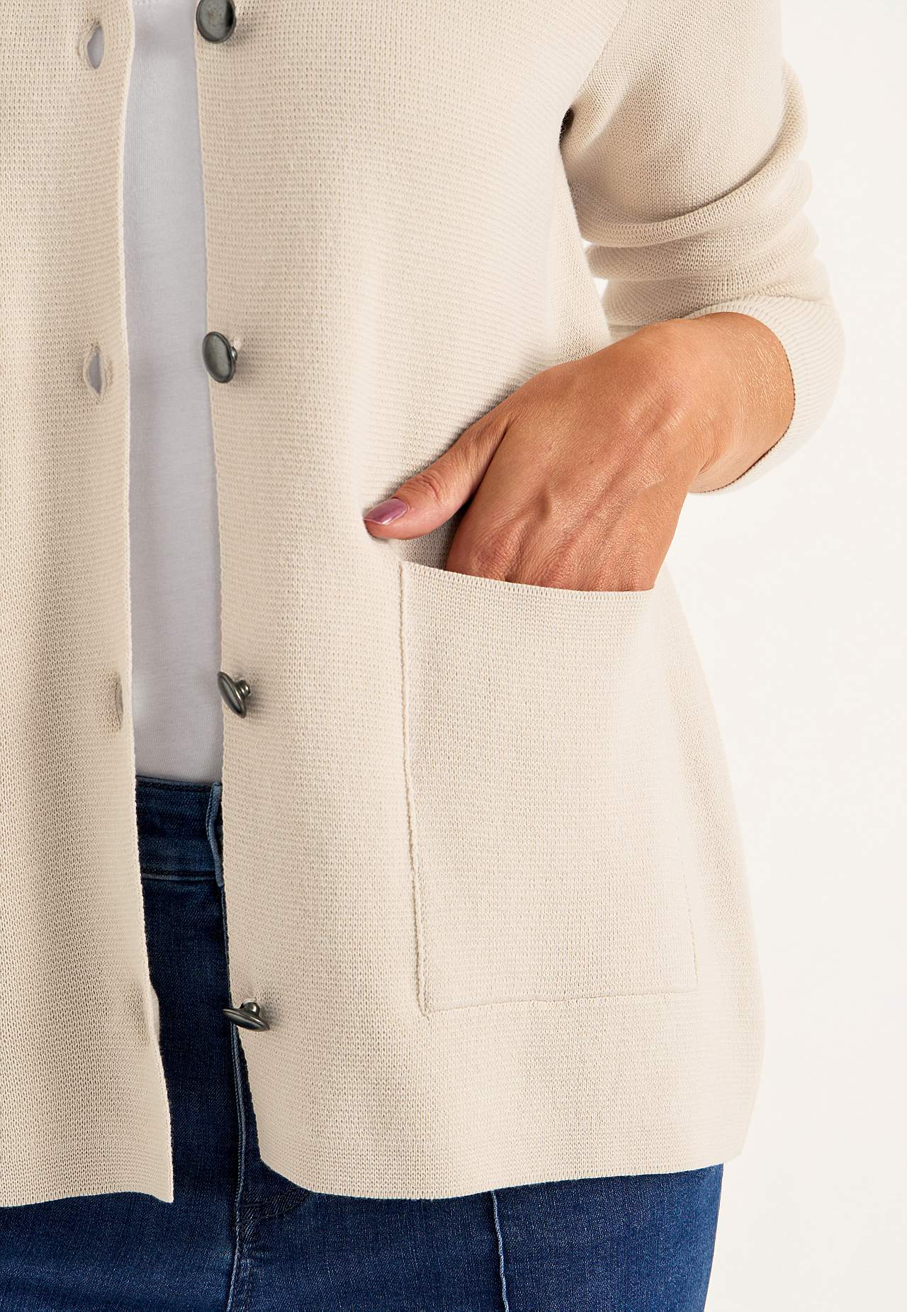 Cardigan med knapper