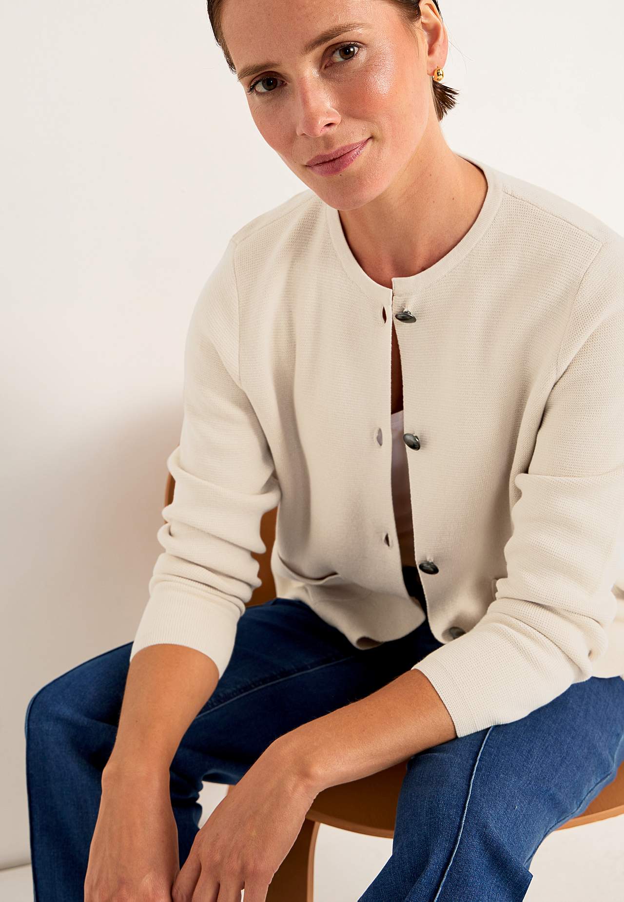 Cardigan med knapper
