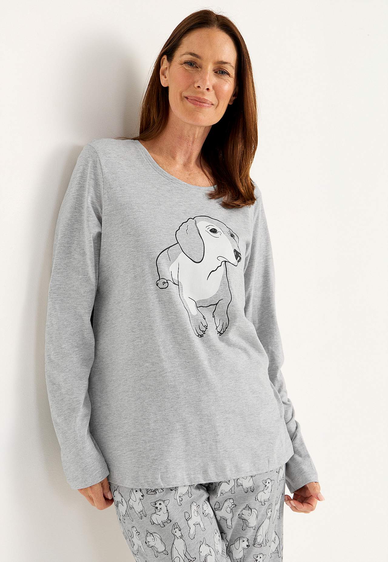 To-delt pyjamas