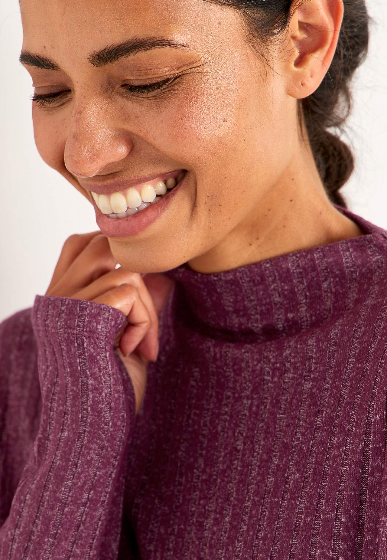 Blød jerseykjole med lommer