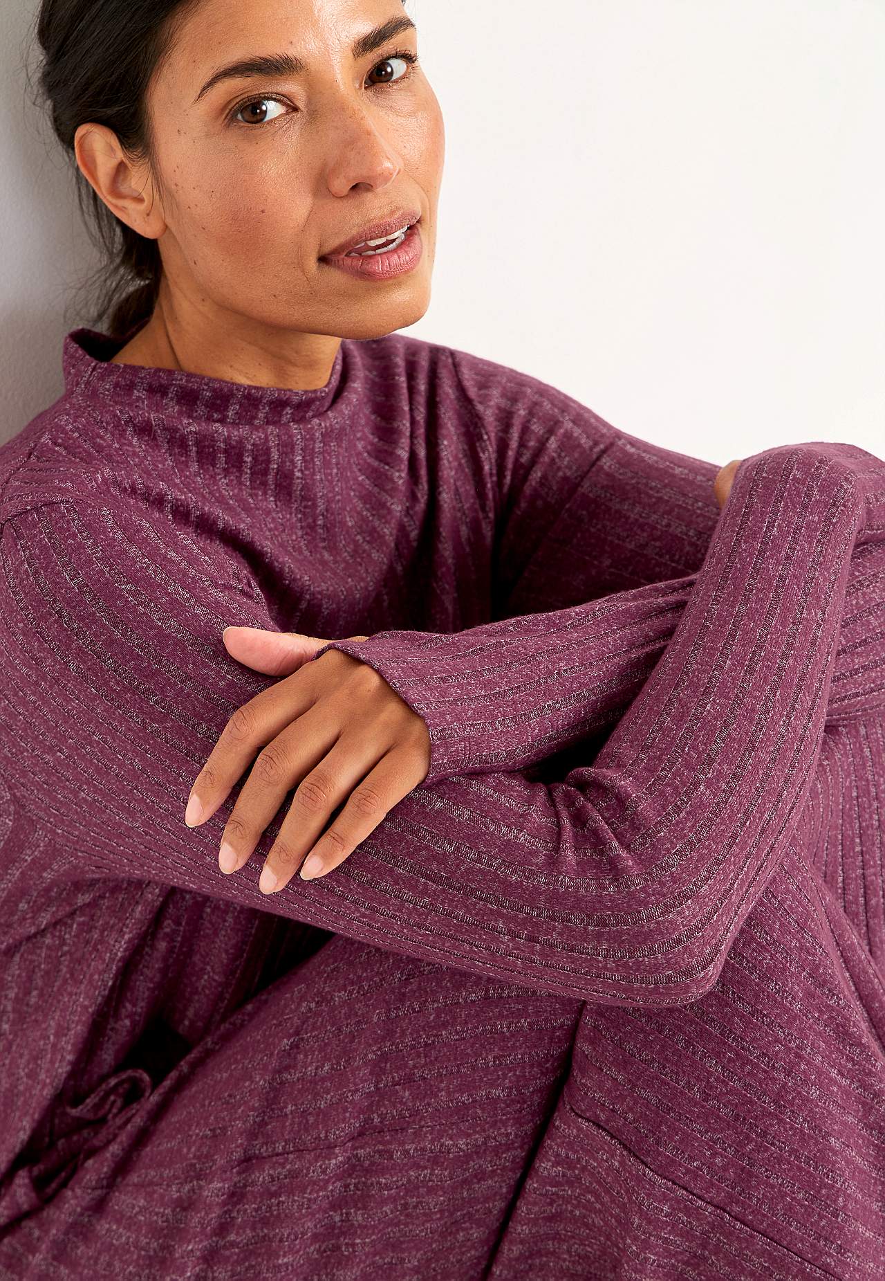 Blød jerseykjole med lommer