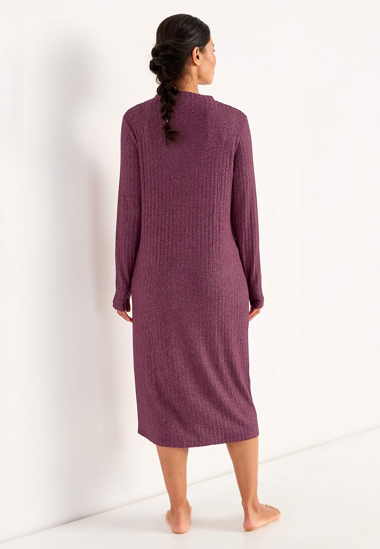 Blød jerseykjole med lommer