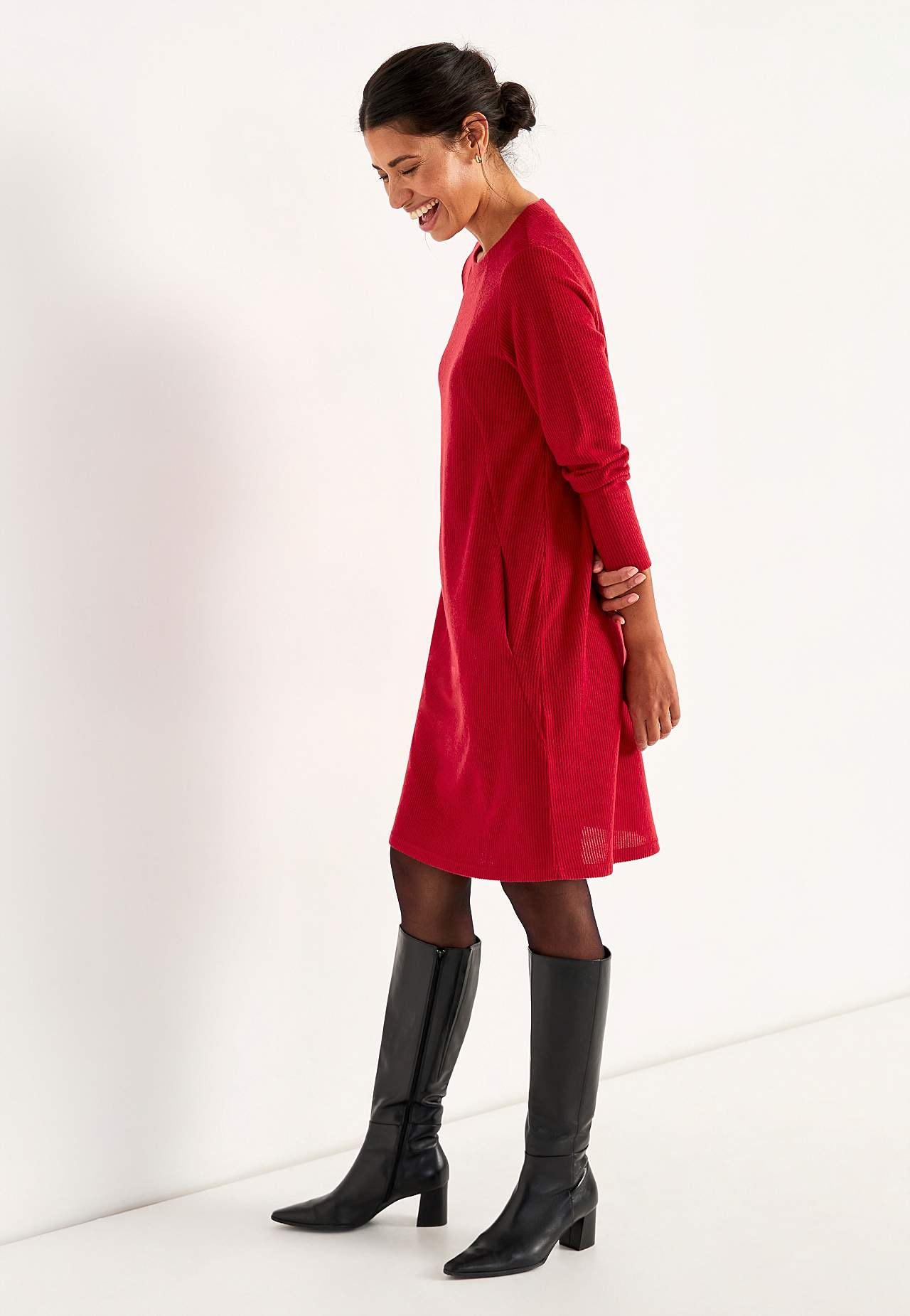 Superblød kjole med lommer Beata