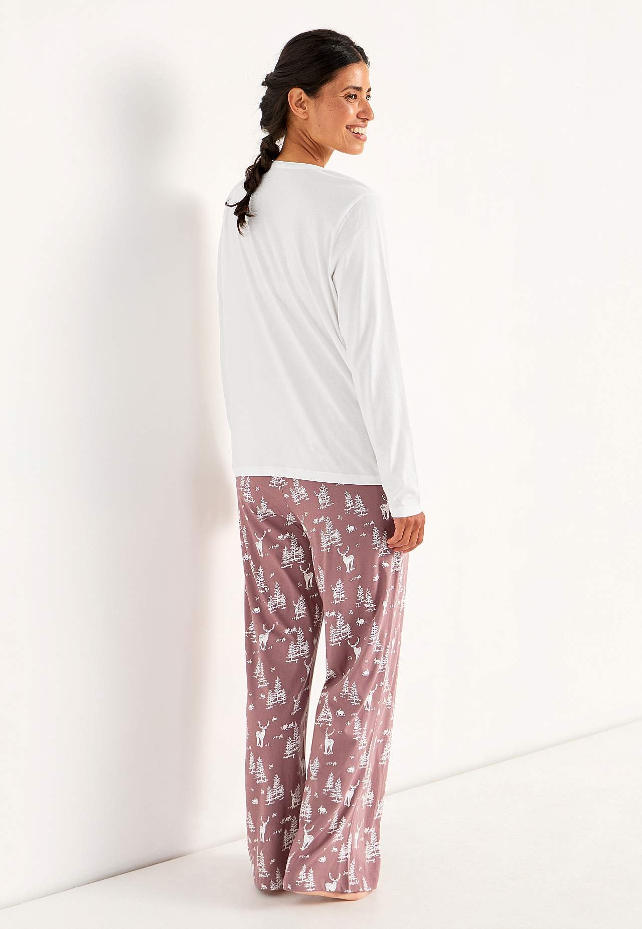To-delt pyjamas