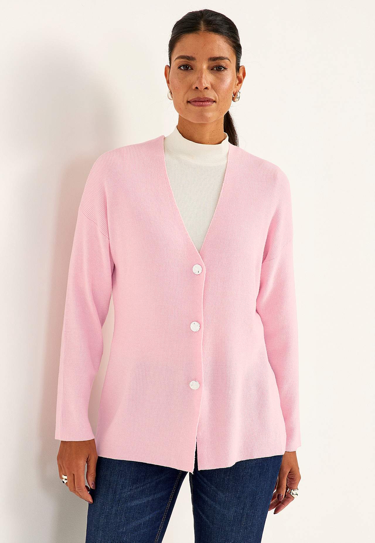 Fintstrikket cardigan