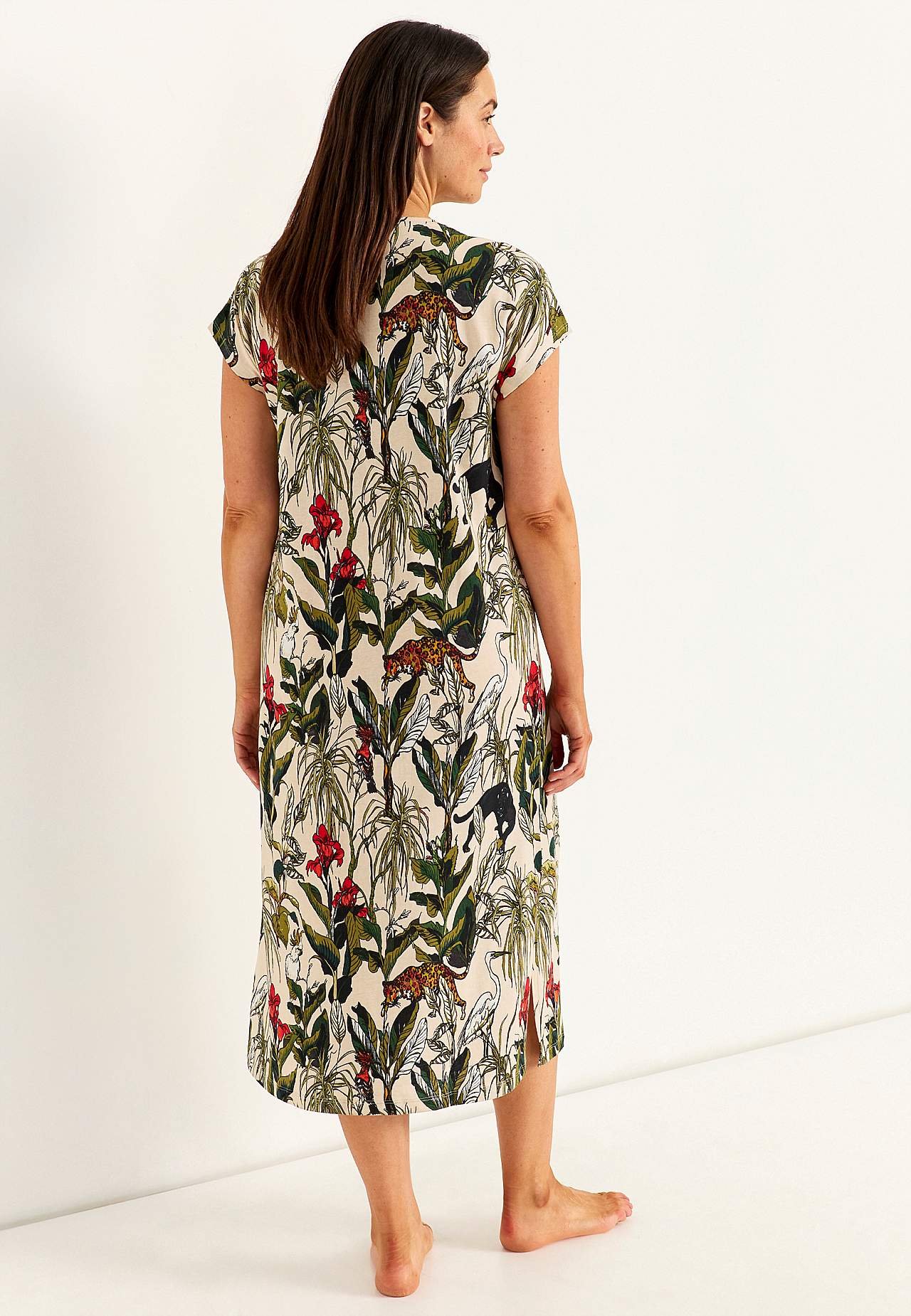 Natkjole med korte ærmer