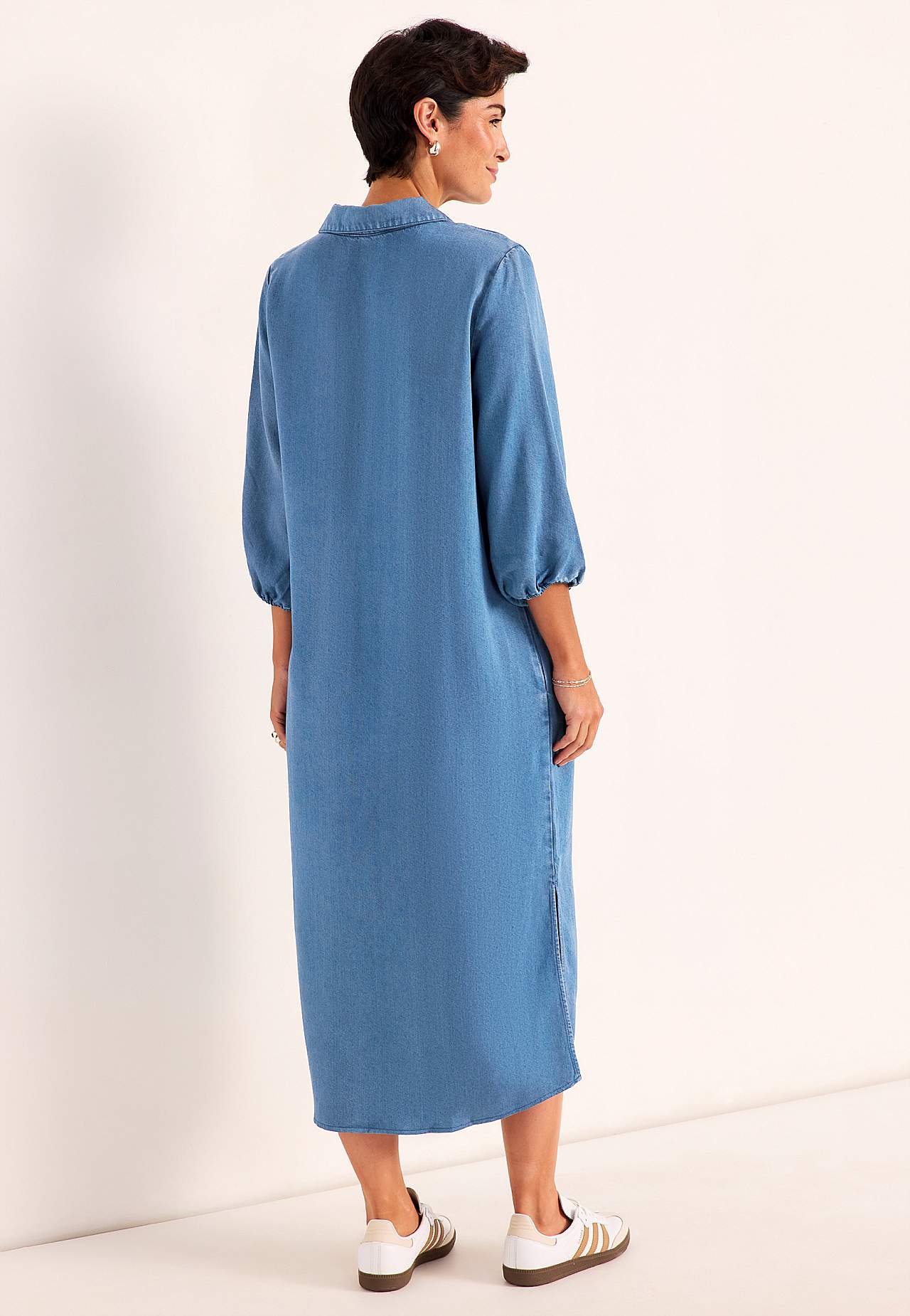 Ultrablød Premium cowboykjole med krave