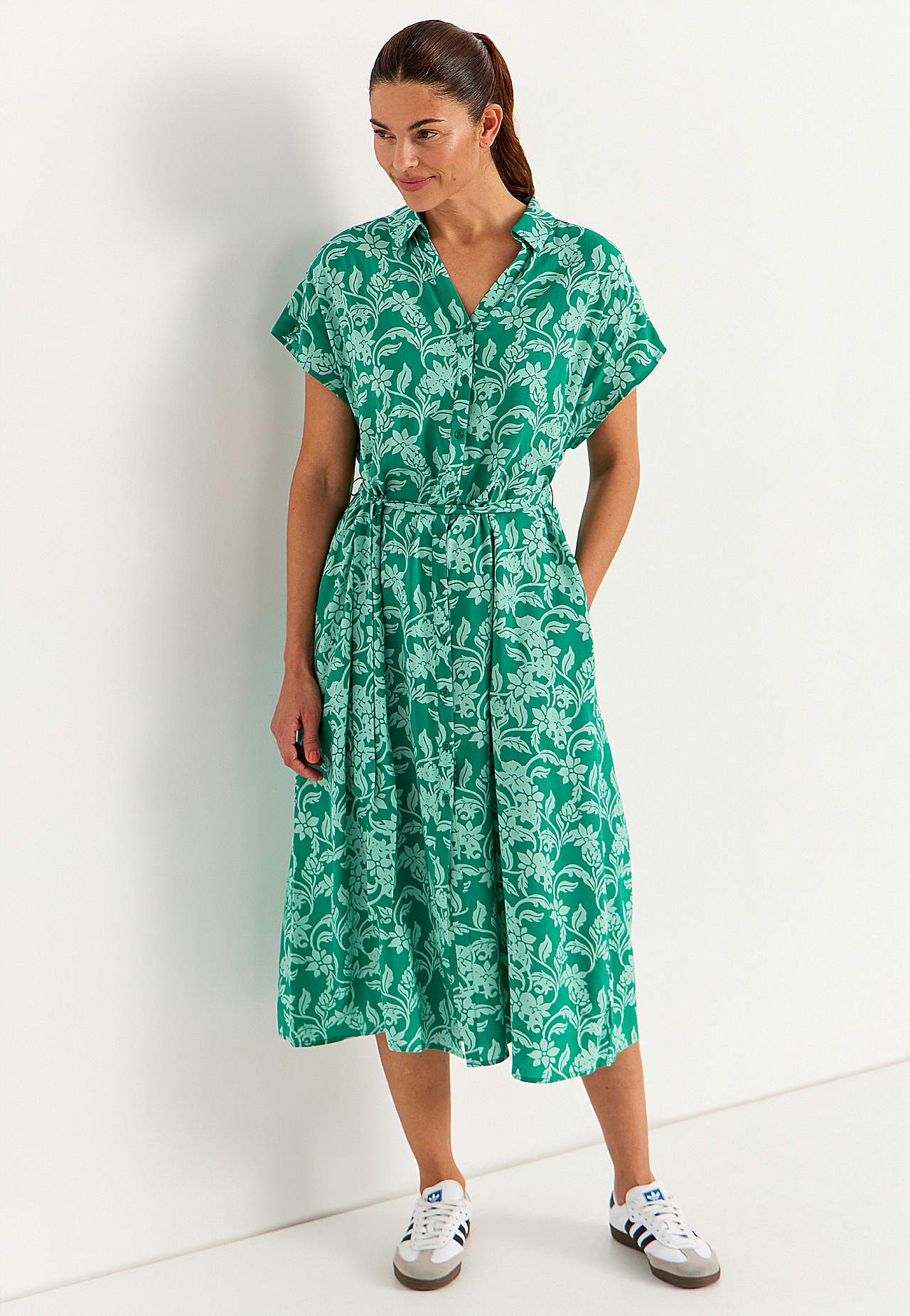 Skjortekjole med lommer