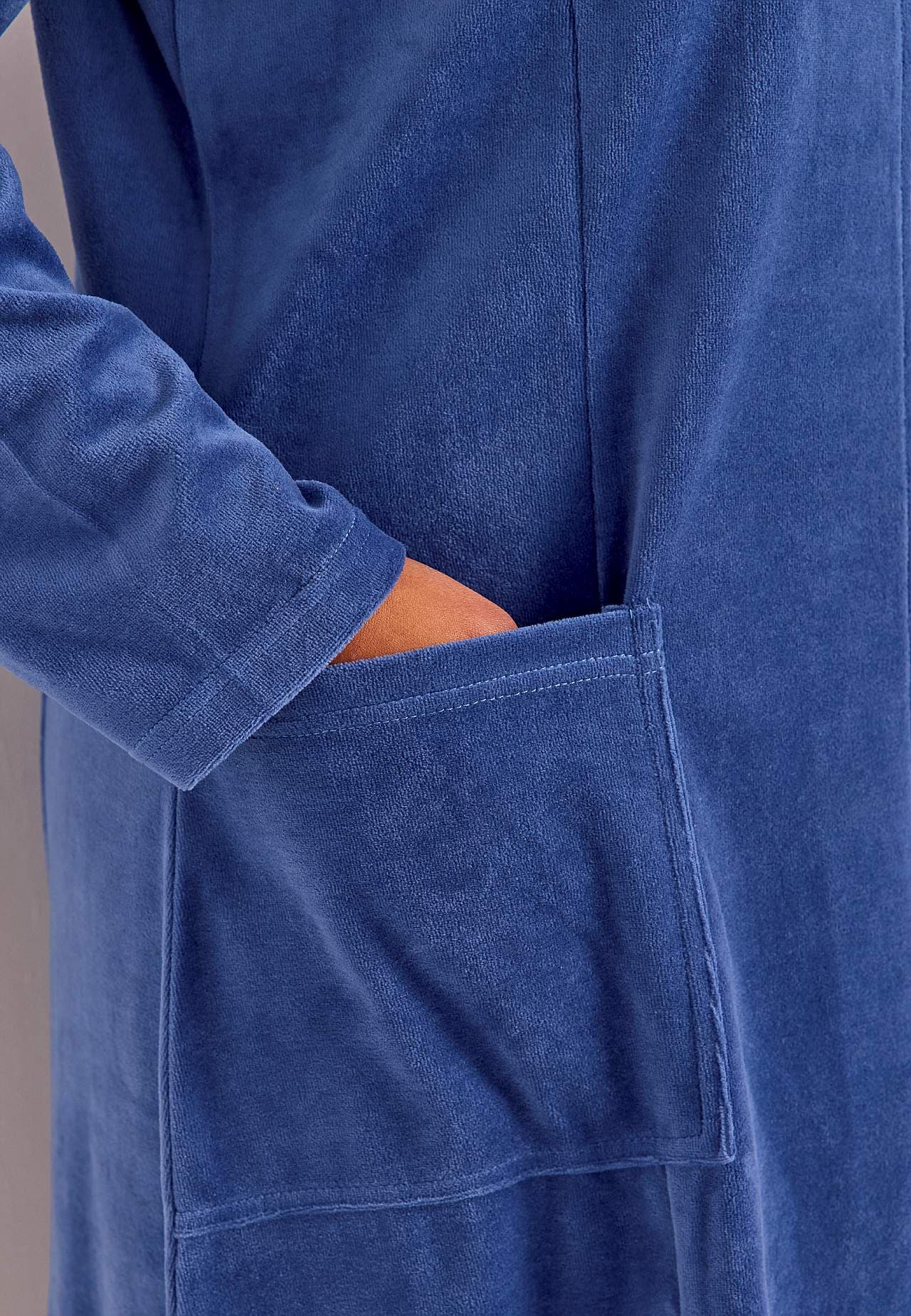 Velour morgenkåbe Wilma