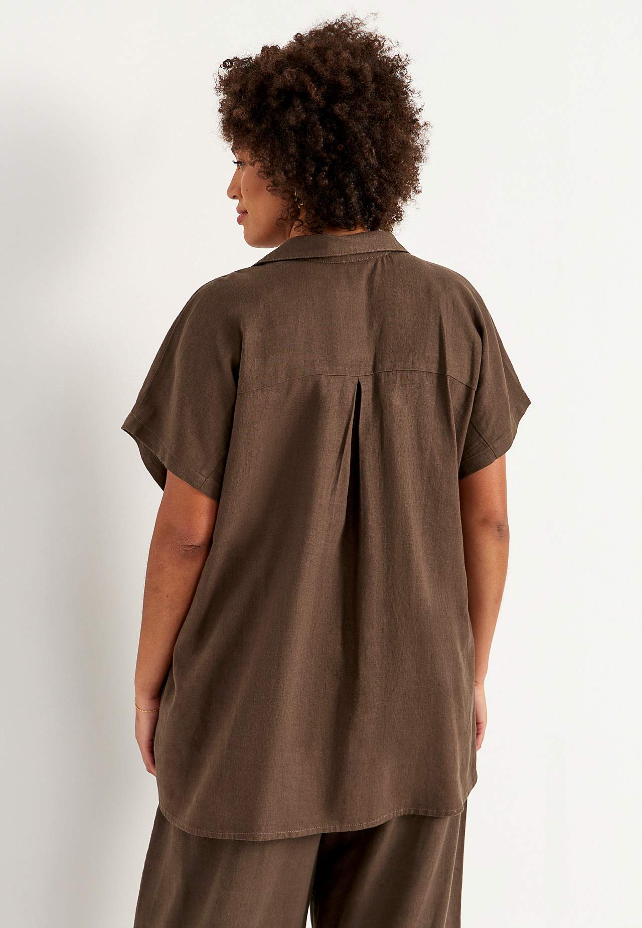 Hørtunika med lommer