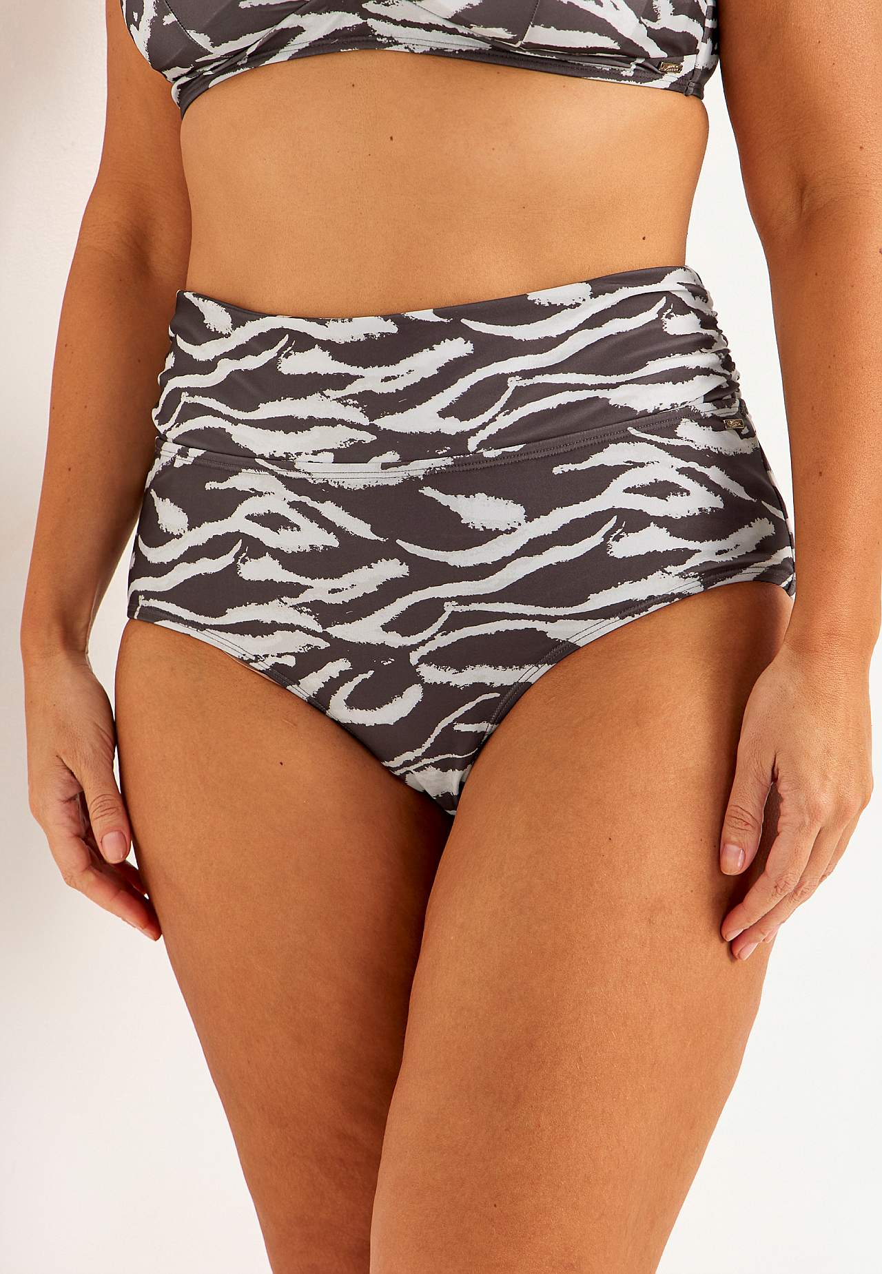 Bikinitrusse med foldbar kant ved taljen Amalfi