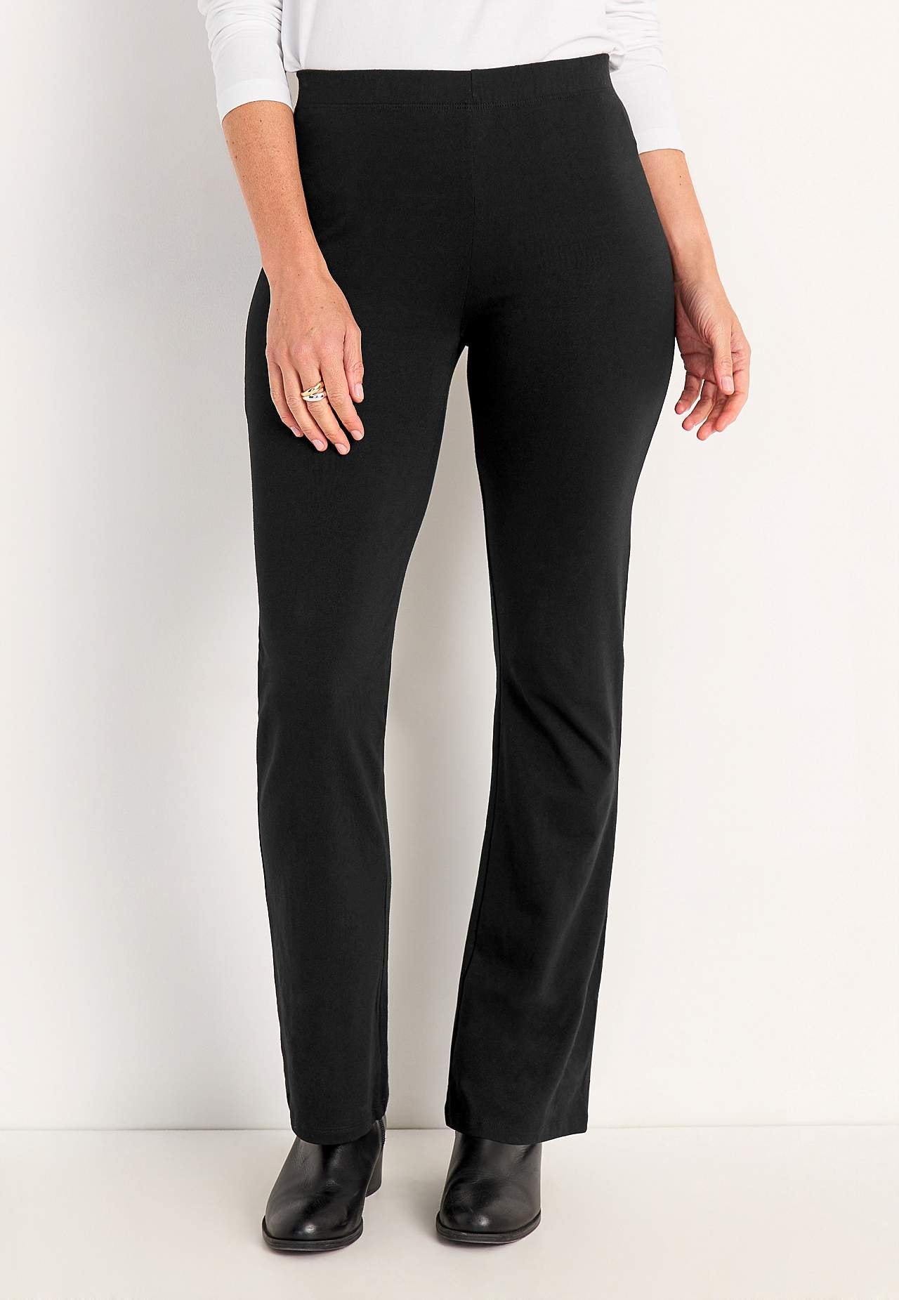 Jerseyleggings med en bootcut