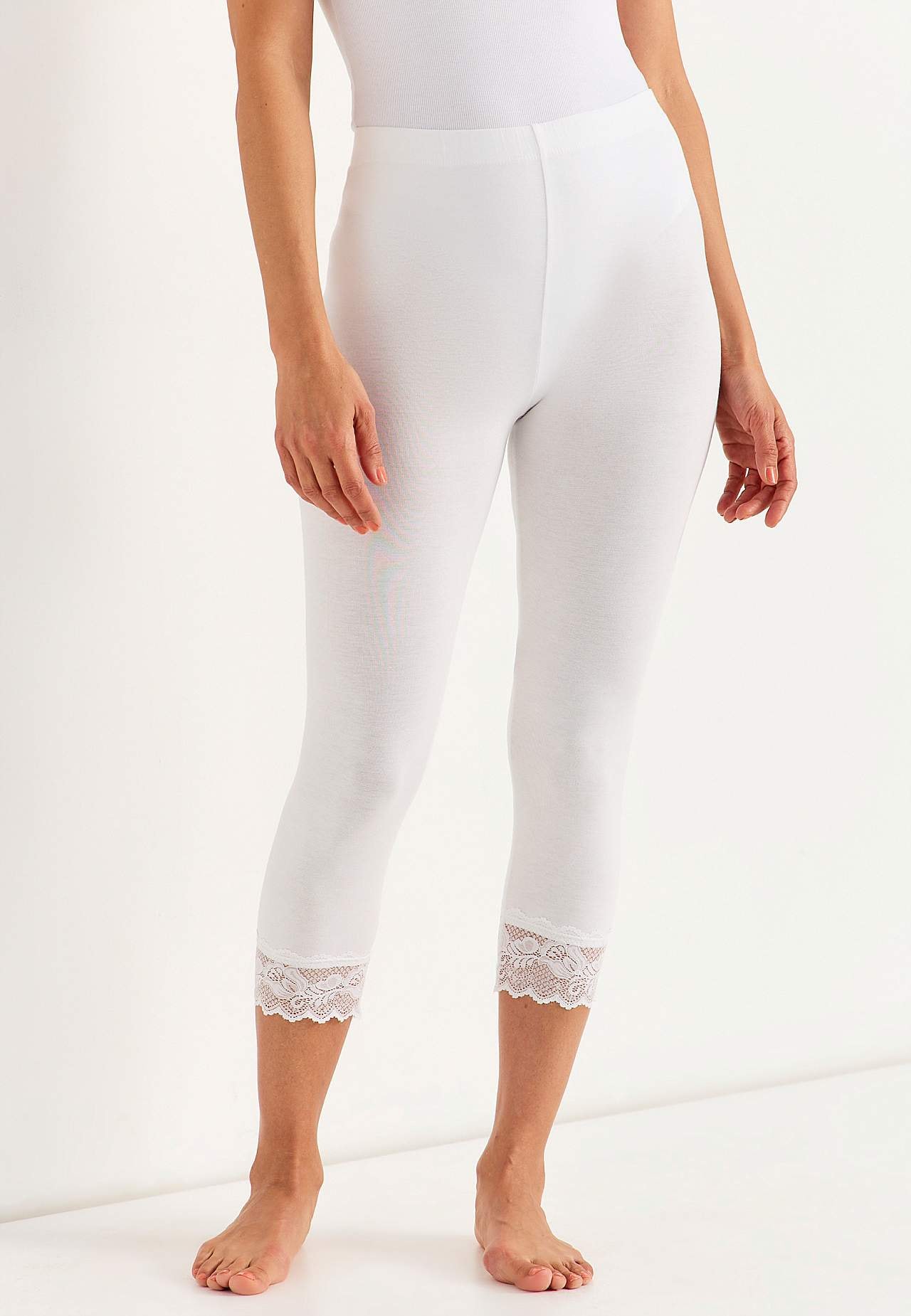 Capri leggings med blonde