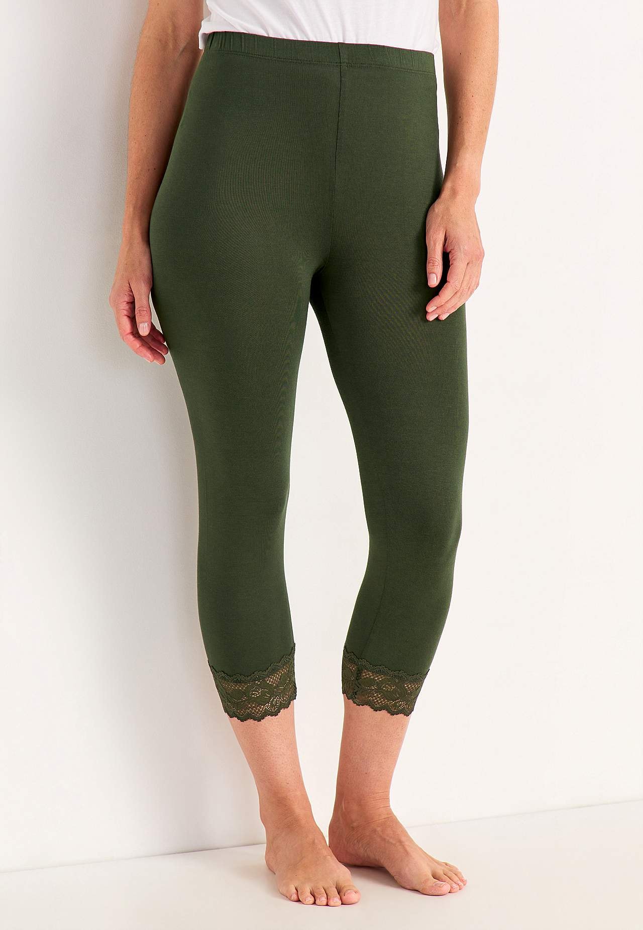 Capri leggings med blonde