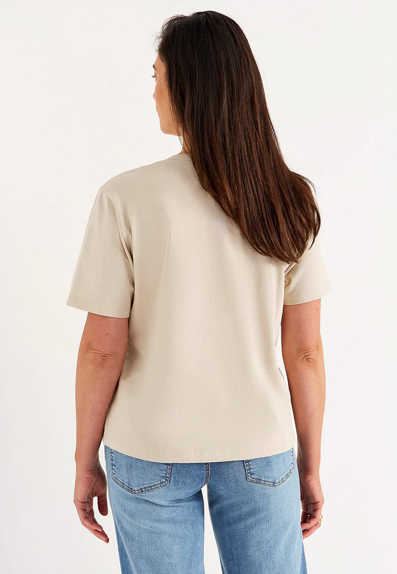 T-shirt i økologisk bomuld med tryk